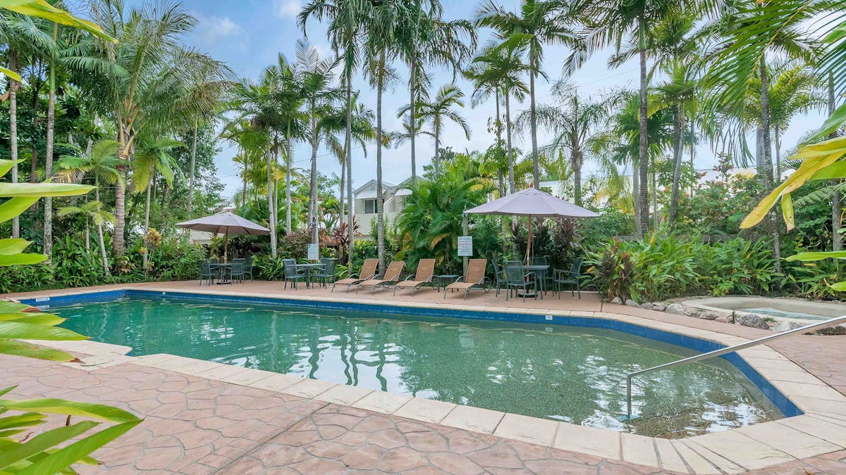 Main pool, in the middle of the property