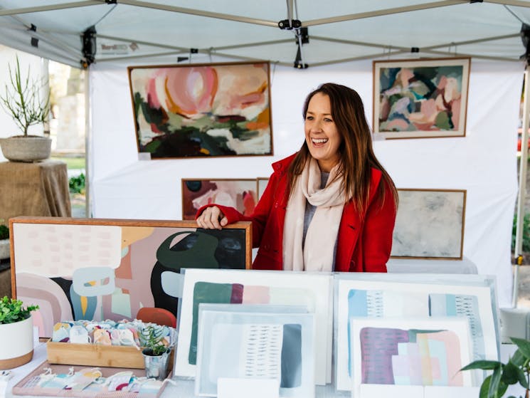 Meet local artists at The Olive Tree Market