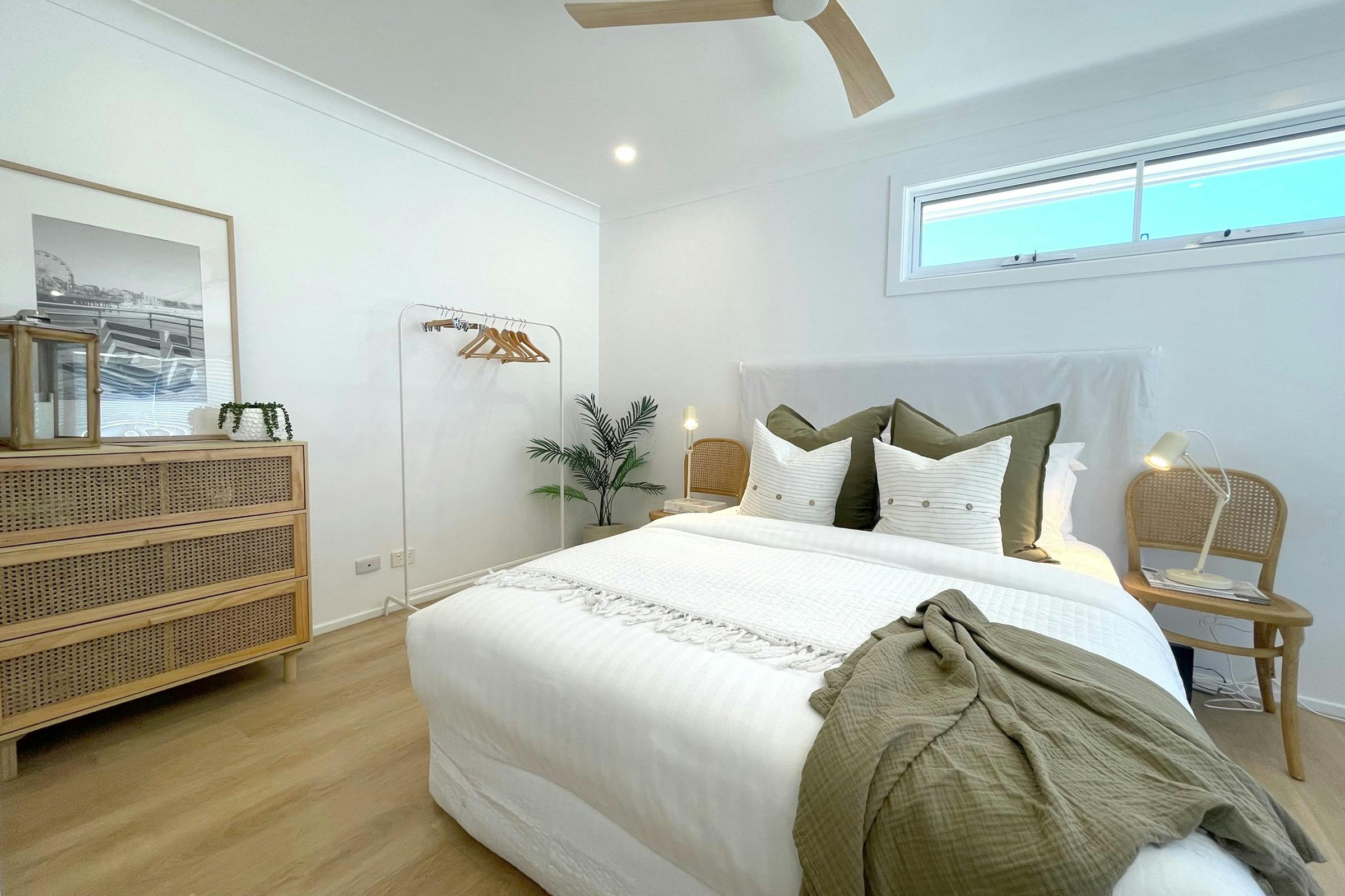 傑維斯灣鹽灘別墅的大臥室