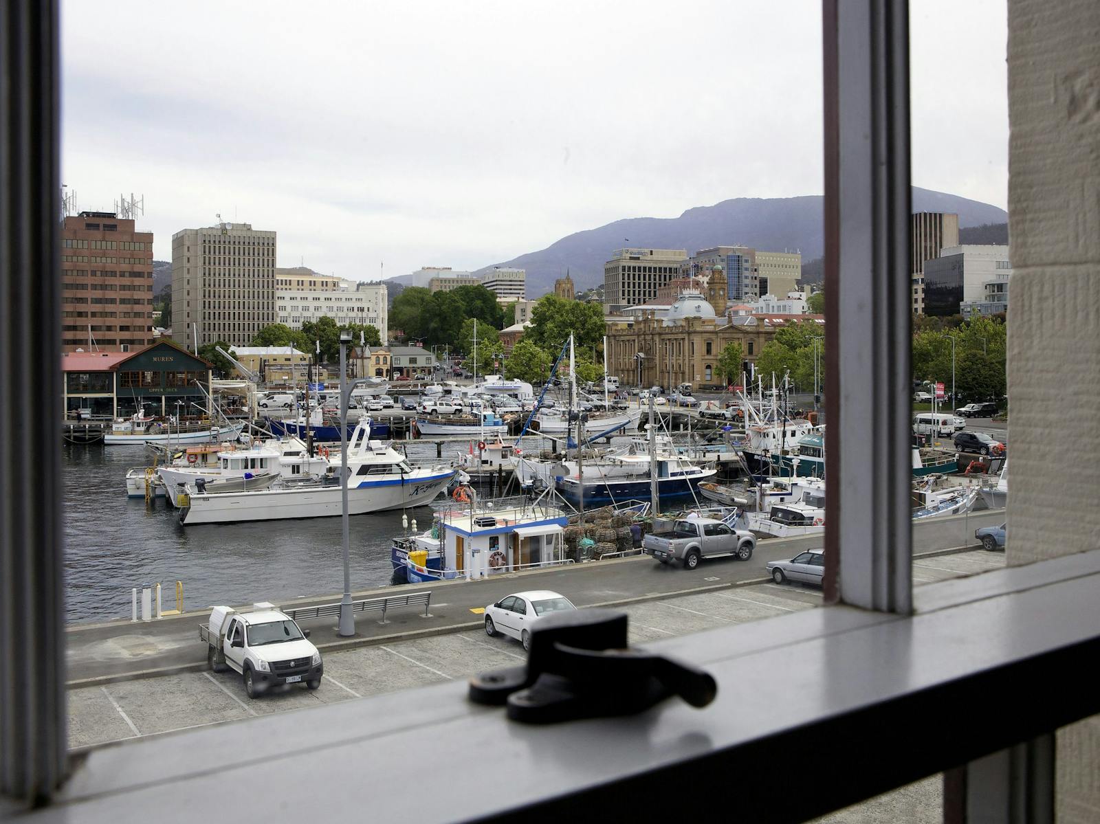 Waterfront view from apartment