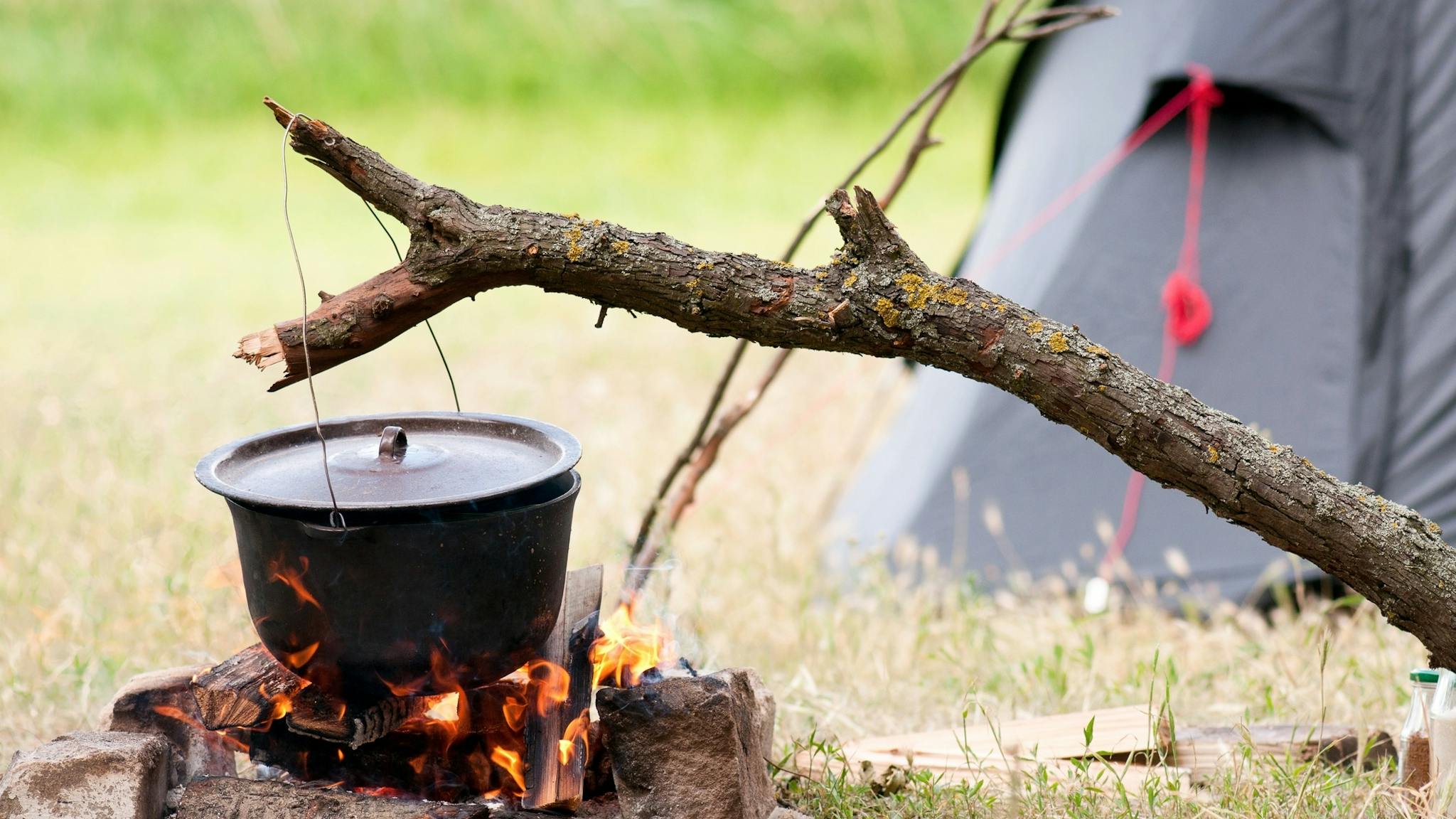 Outback Beds camping and campf