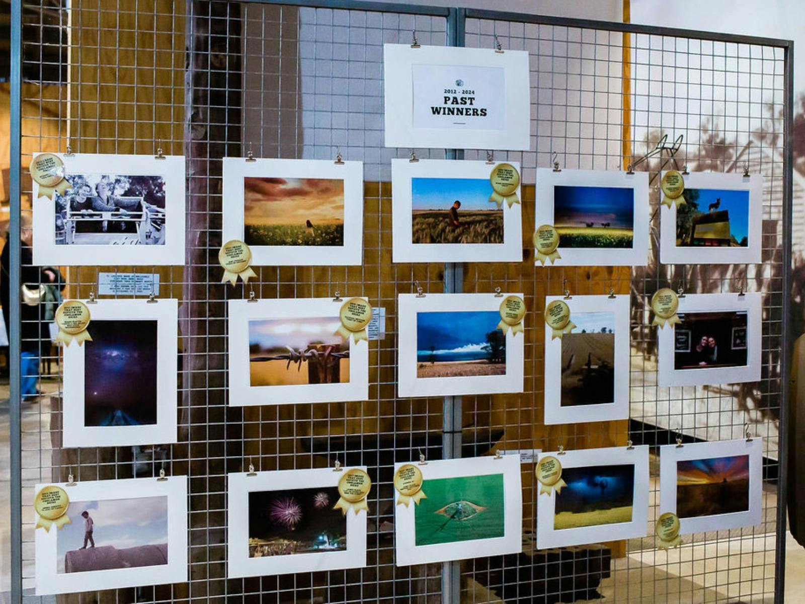 Wall of Past winners of the Capture competition