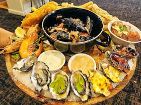 Enjoy our selection of fresh local seafood at its best!