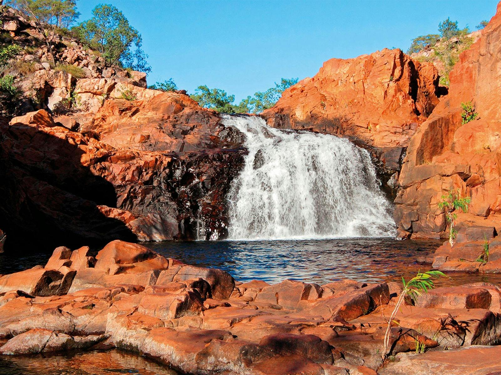 Katherine Gorge Cruise and Edith Falls Full Day Tour