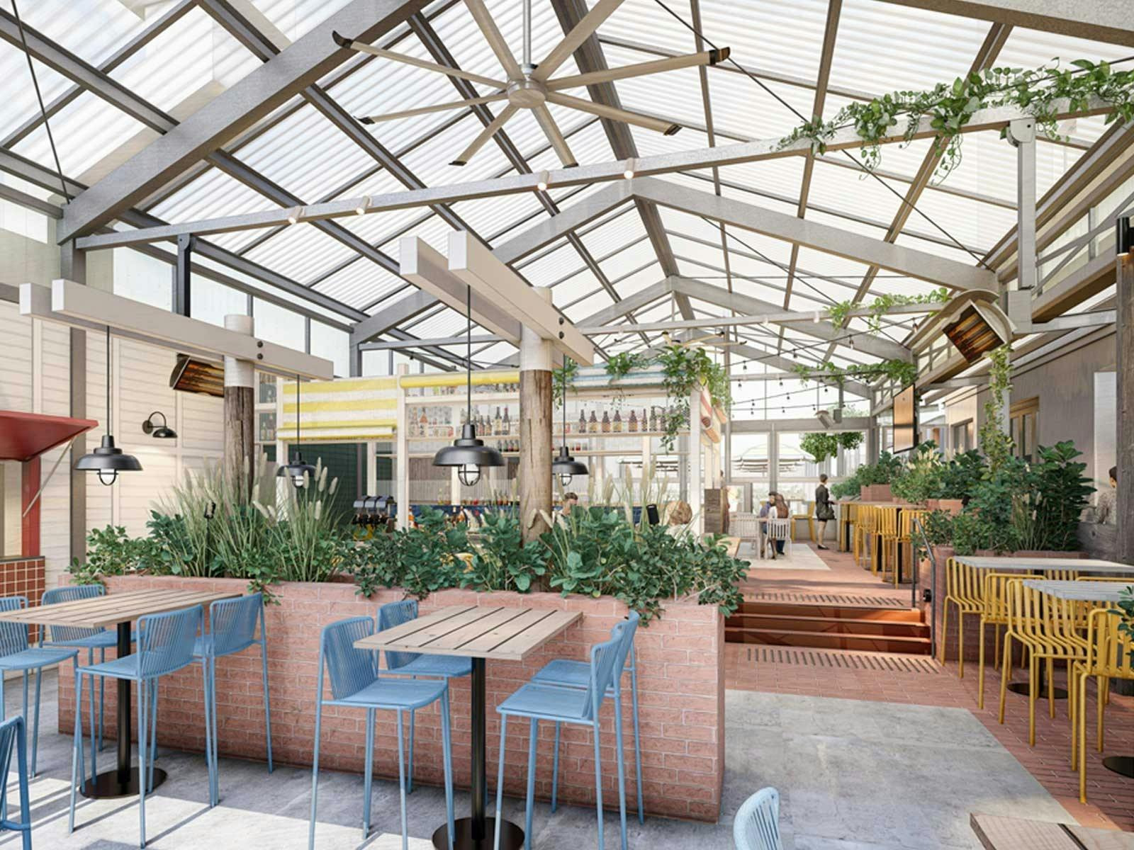 Atrium dining