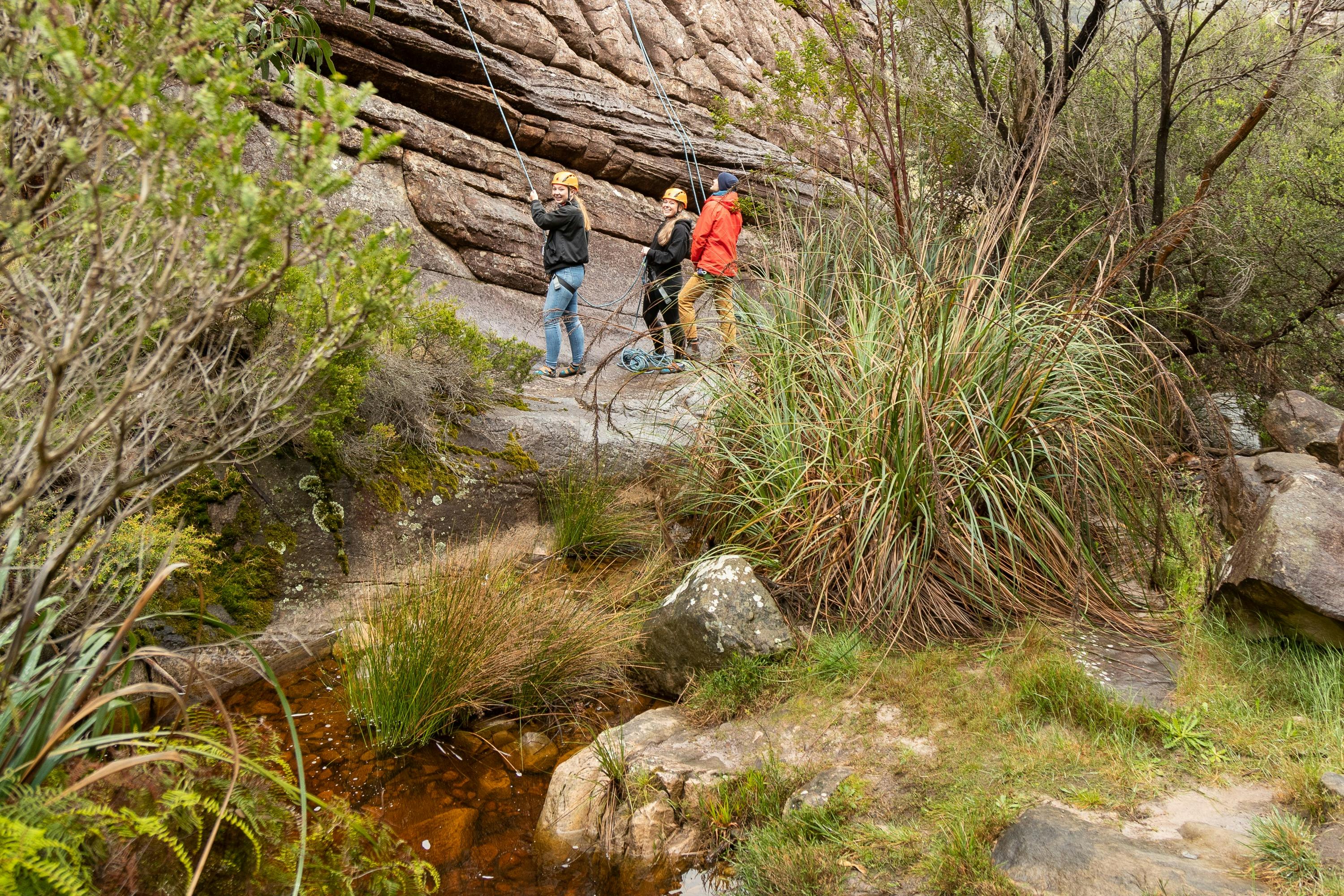 Rock climbing in the Grampians