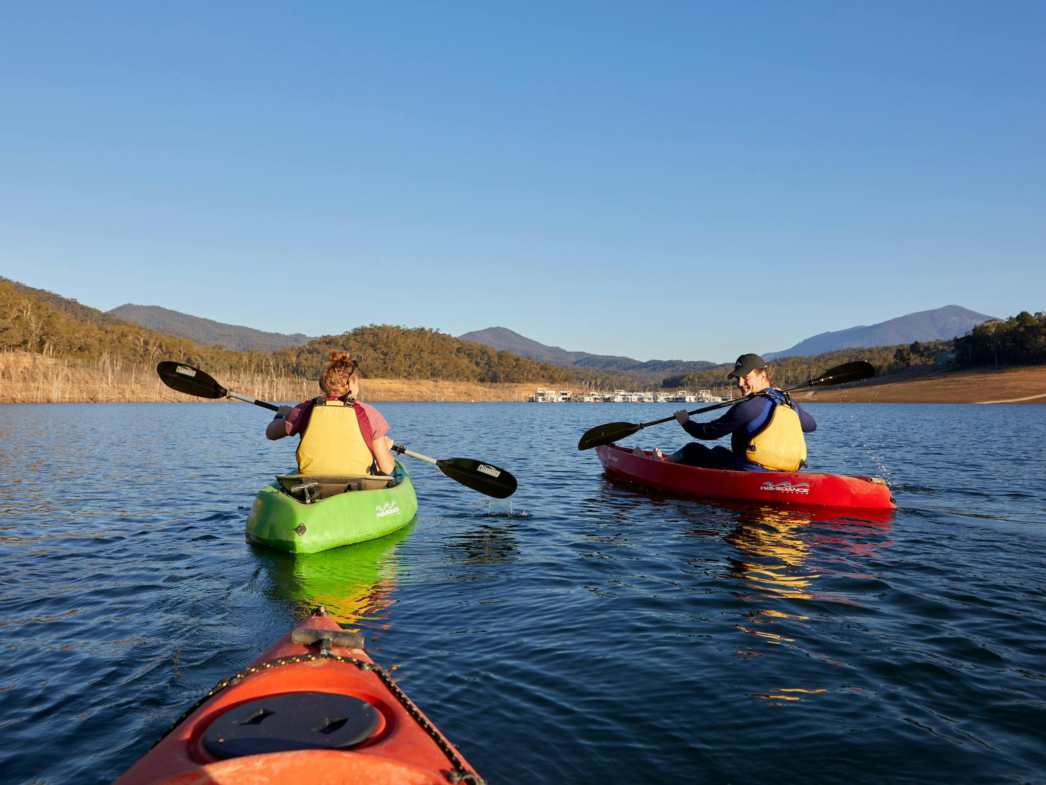 Canoeing Lake Eildon National Park