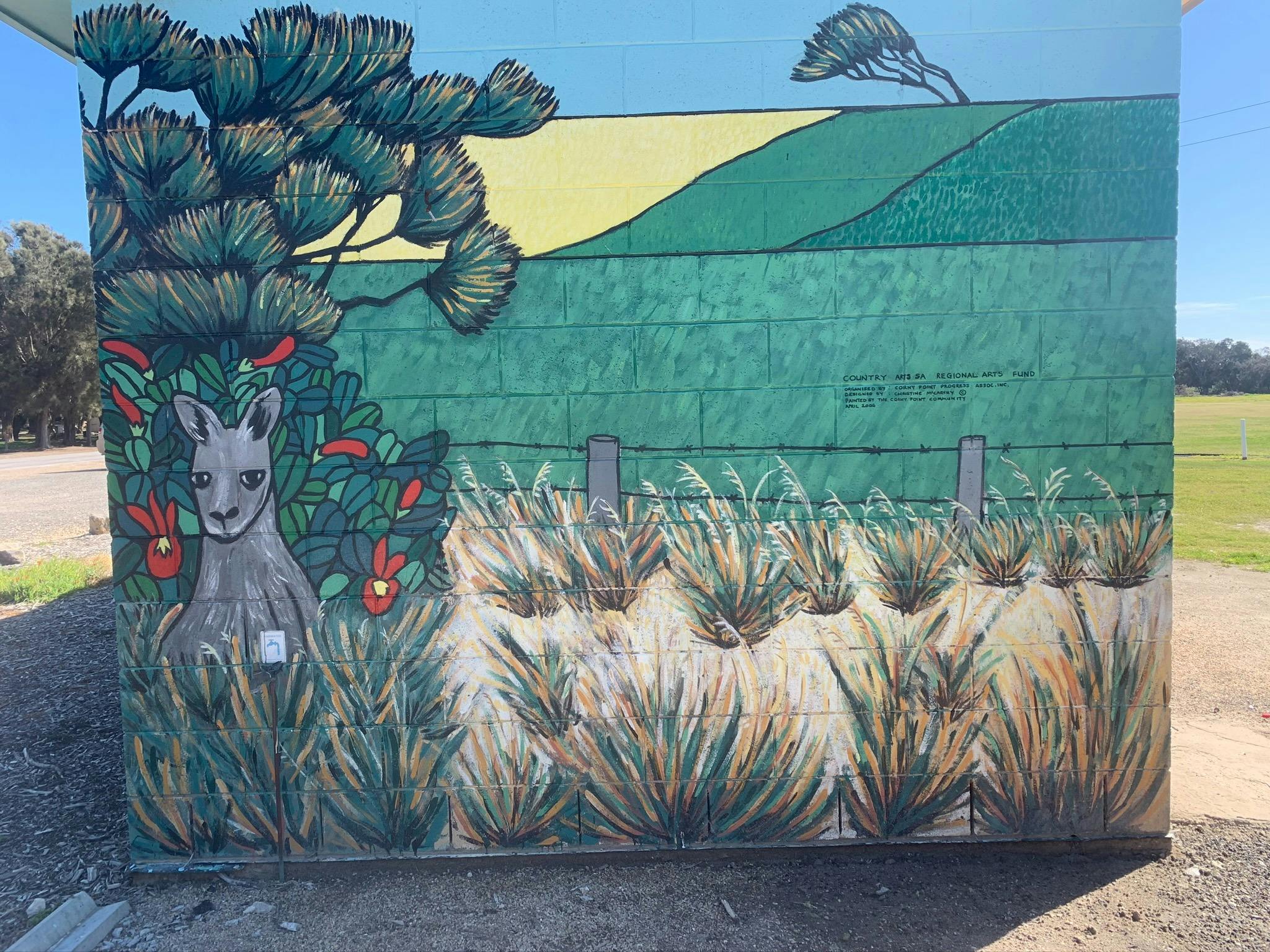Corny Point Mural – Inland Country Wall