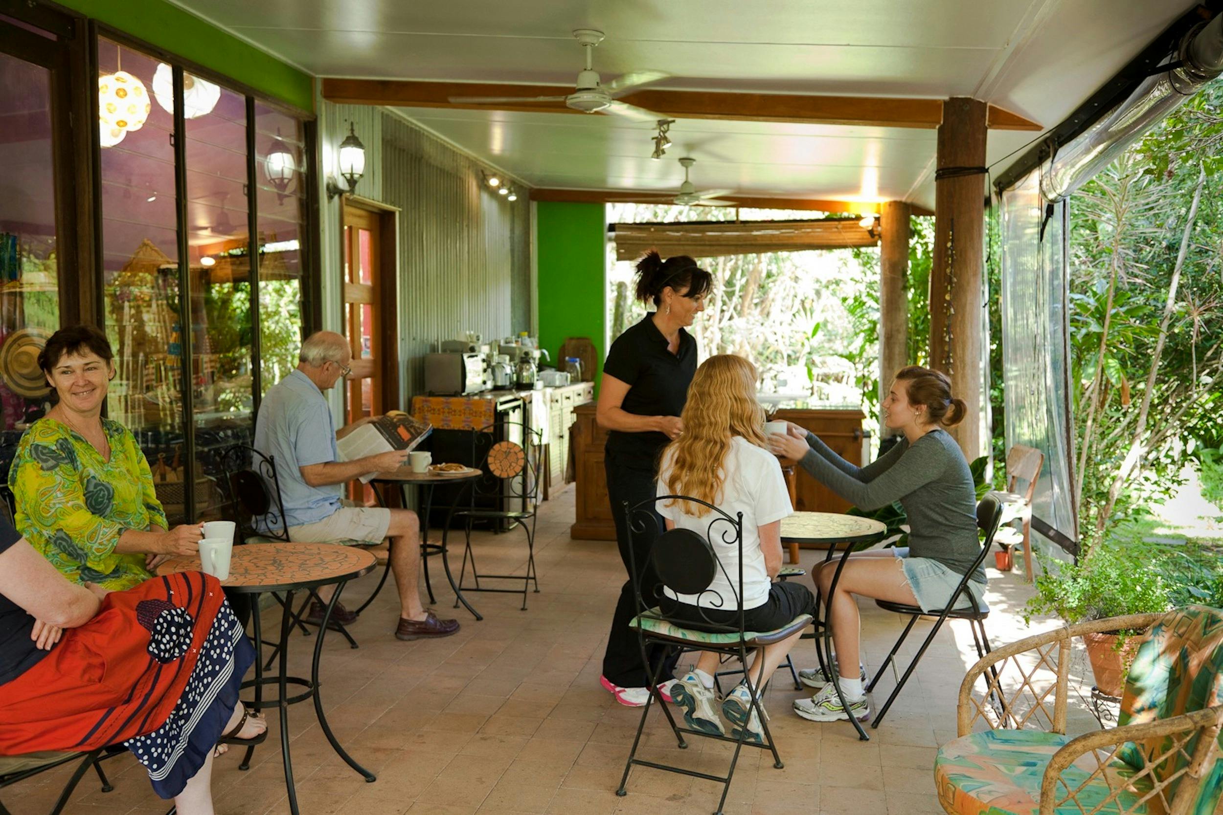 Relax on their verandah garden coffee and teahouse