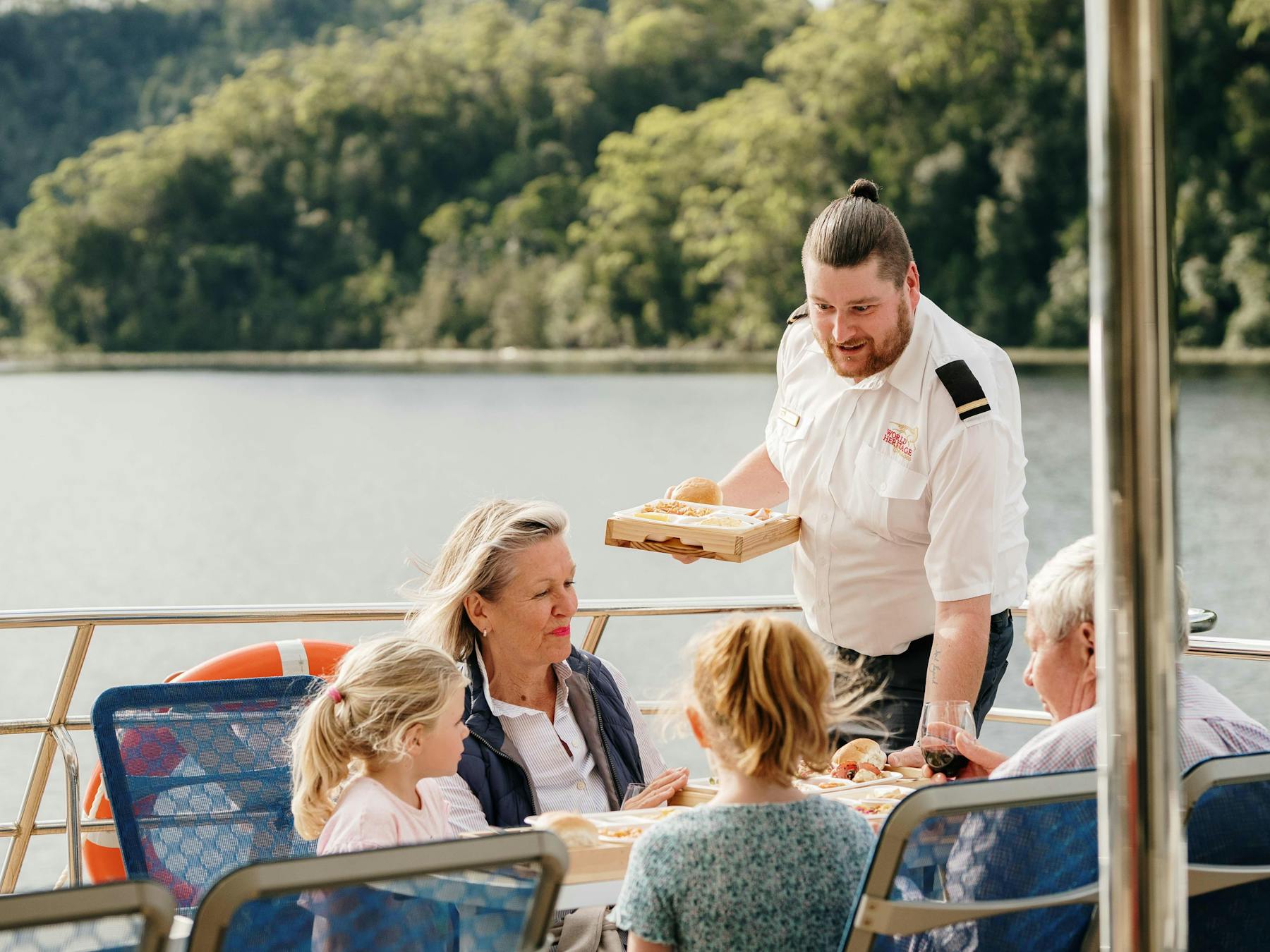 Lunch on The Gordon River.