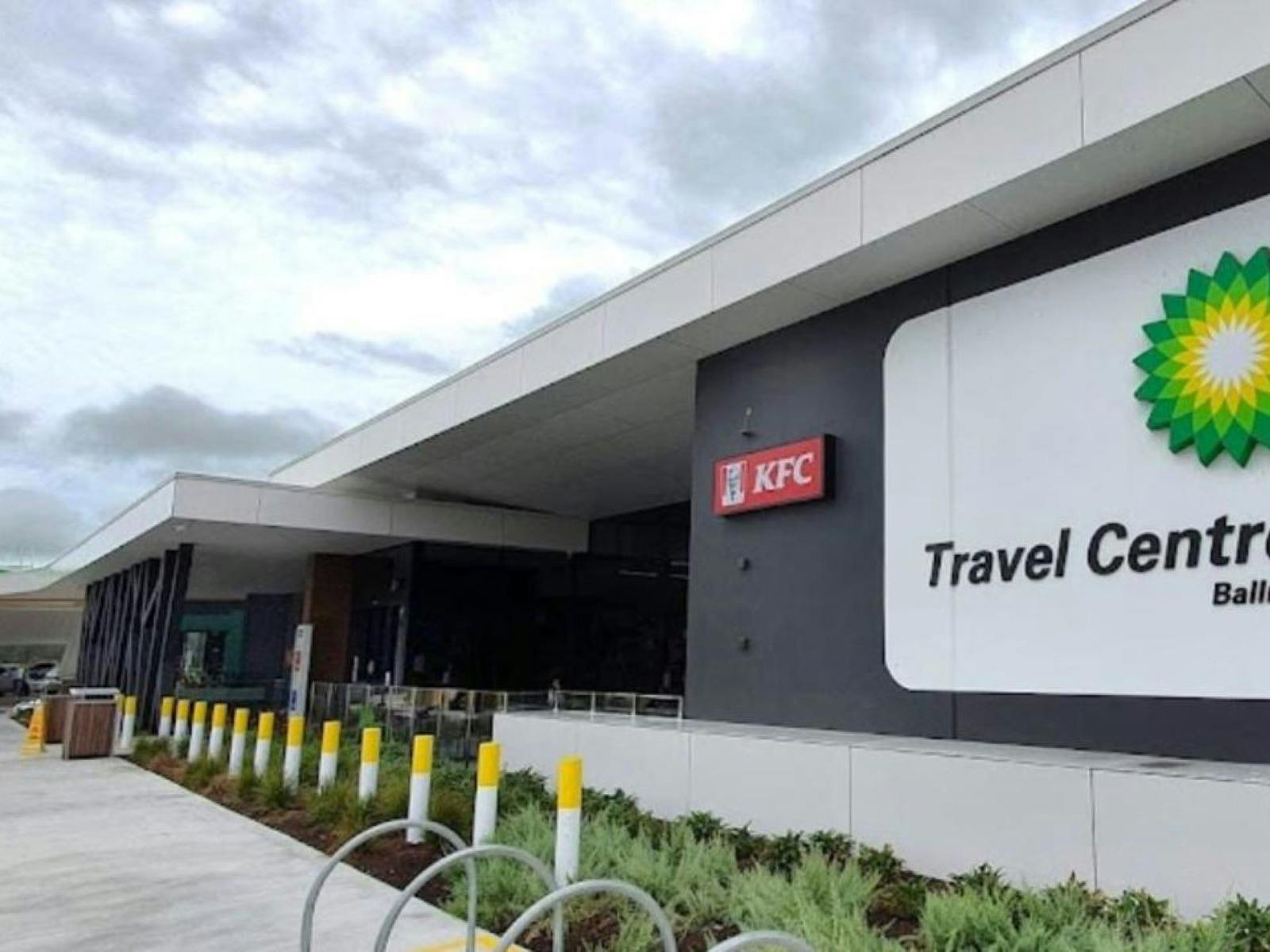 Outside of BP Travel Centre Ballina