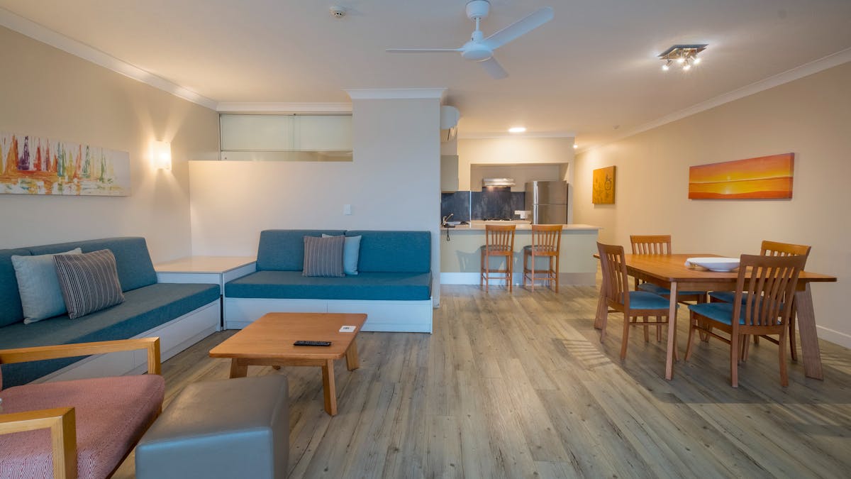 All apartments feature full kitchen facilities