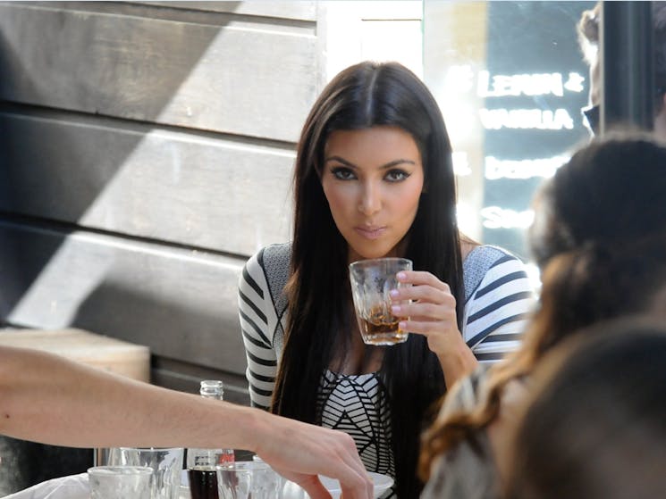 Kim Kardashian at Jackies