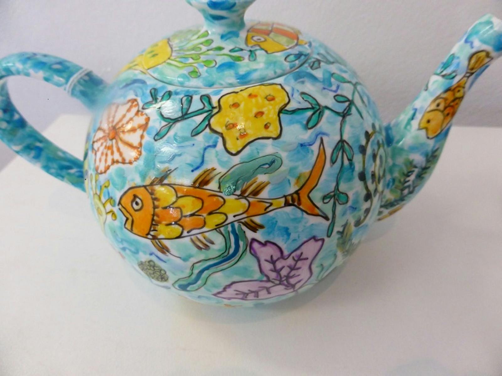 Hand painted Teapot