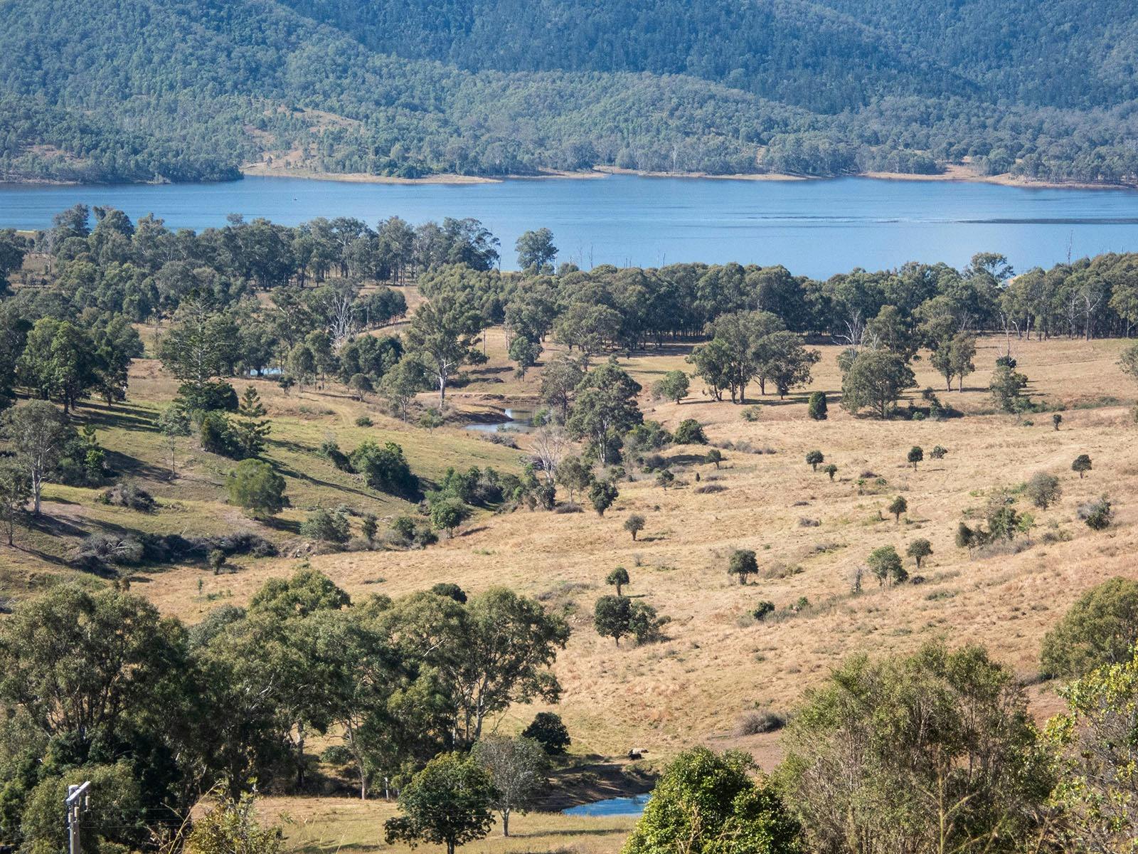 On the road to Kilcoy lookout of Somerset Dam