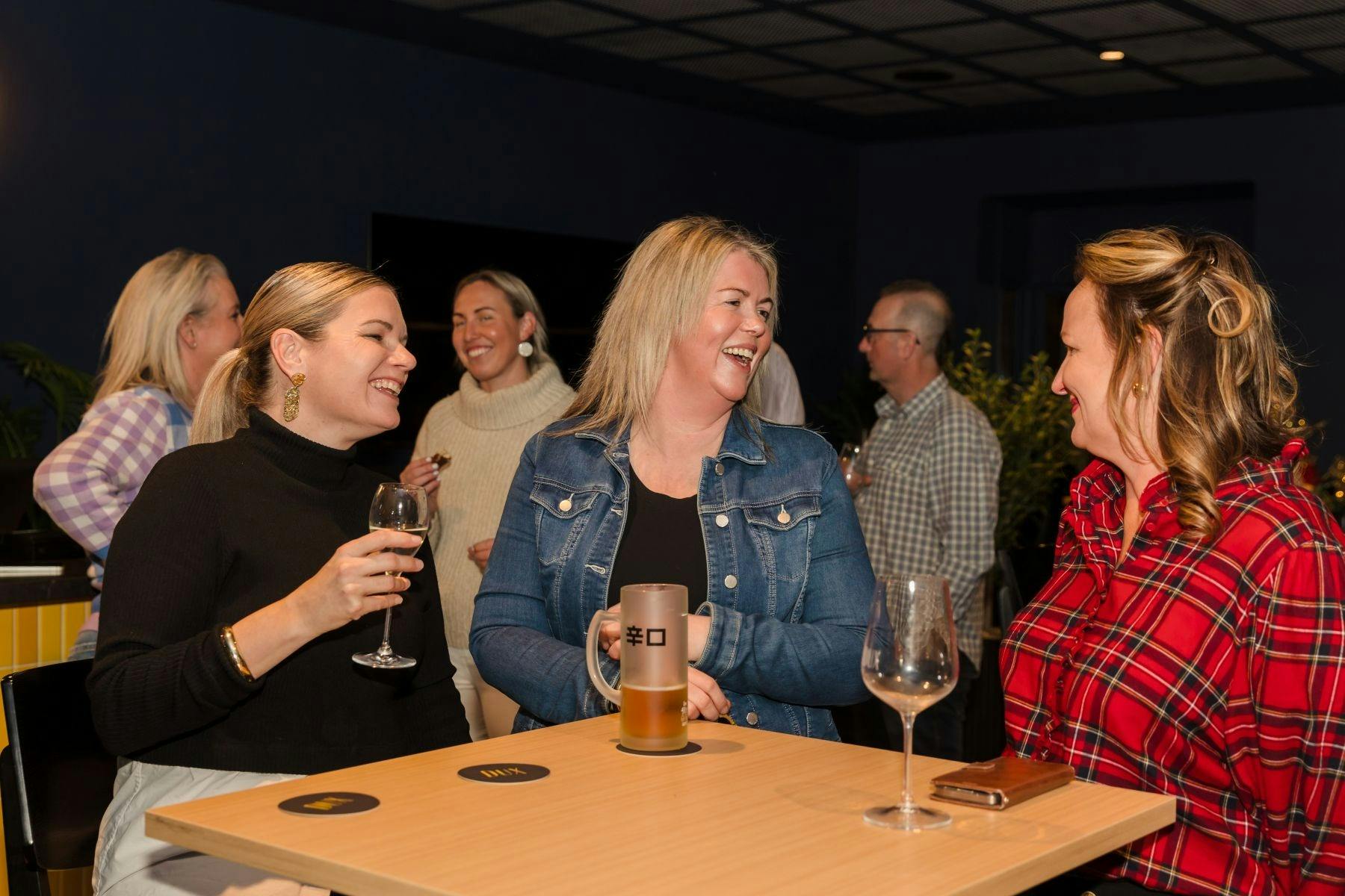 fun laughter functions dinner lunch