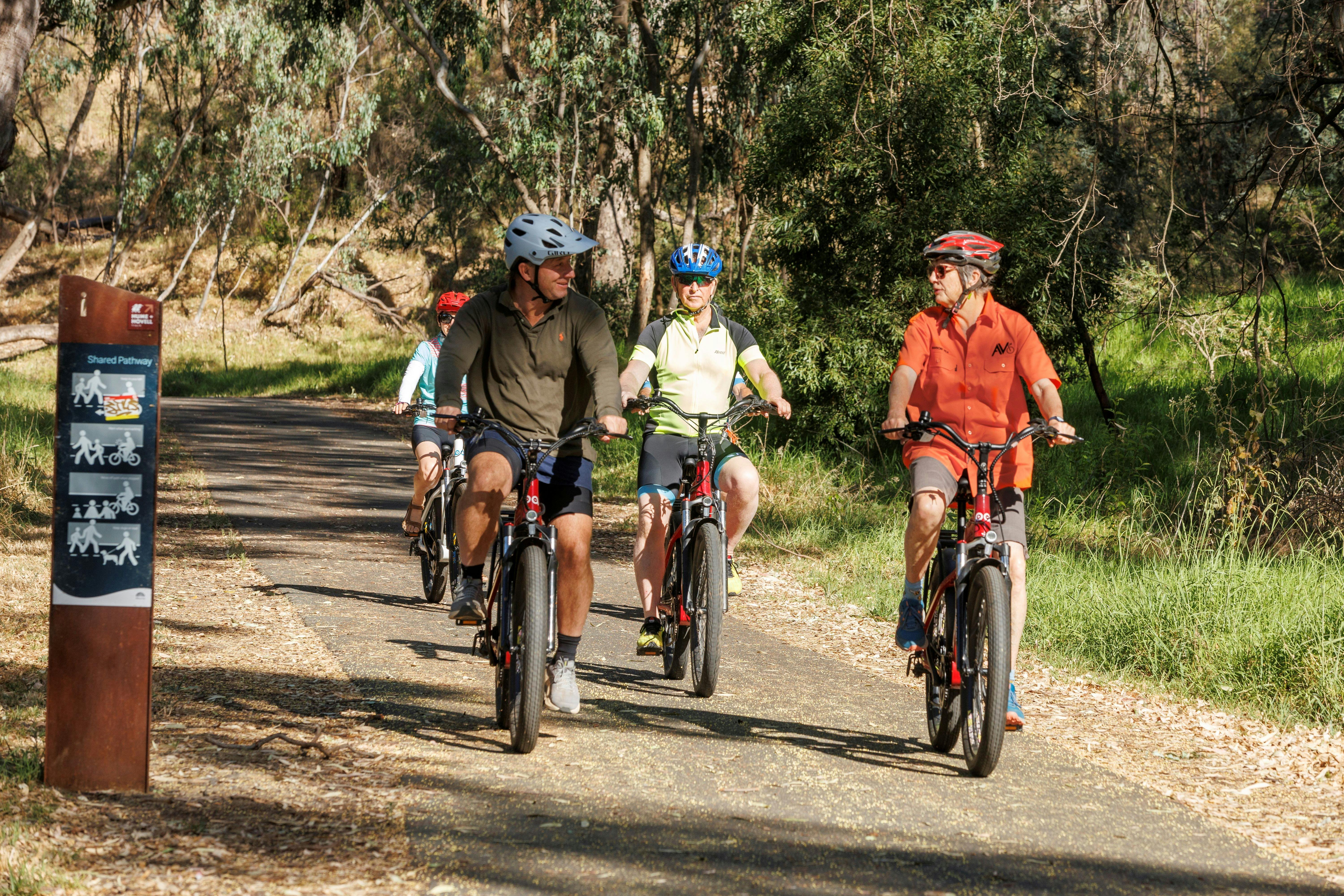M River cycling