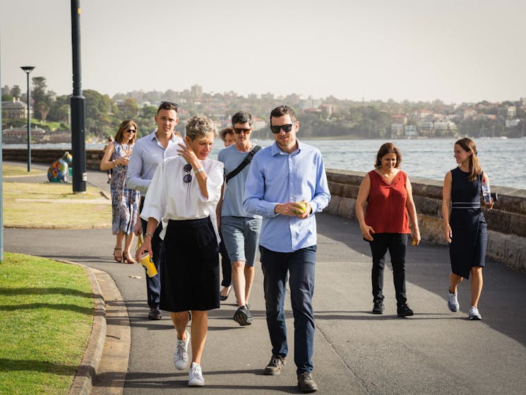 Making new connections while walking Sydney's stunning harbour foreshore