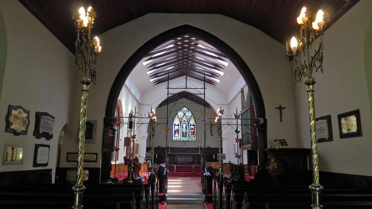 Interior of St Johns Church of England