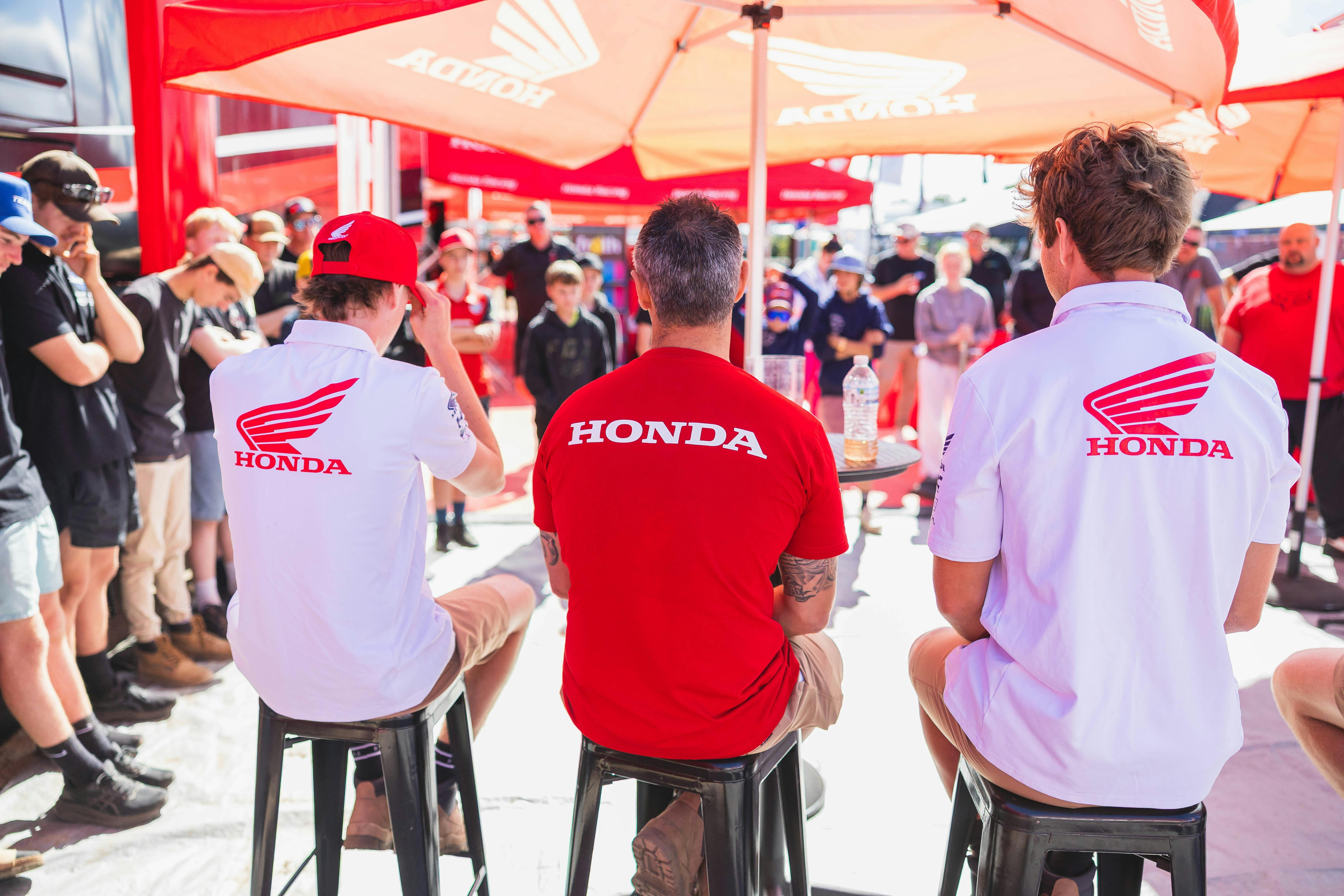 Team Honda Q&A Session at the event