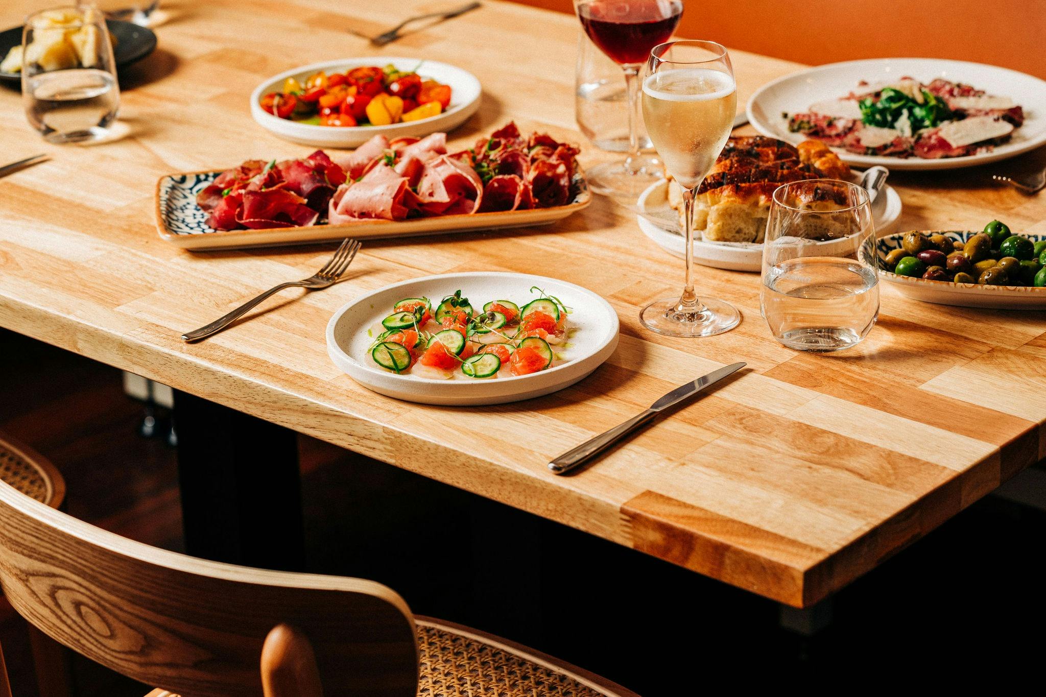 Italian Dishes on Tucci Menu