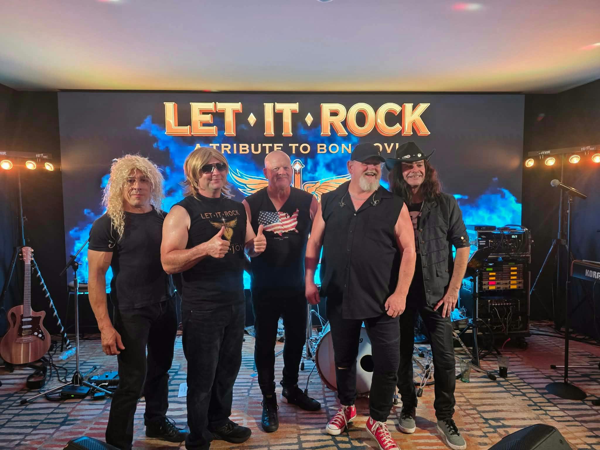 Bon Jovi tribute show Taylors arm