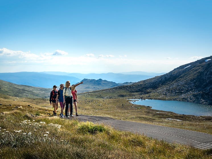 Hiking on the Main Range near Mt Kosciuszko