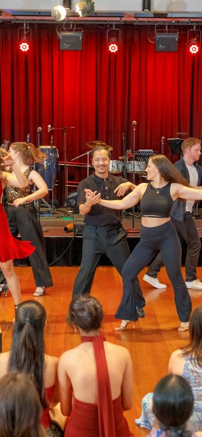 Perfomers at Salsa on Saturday
