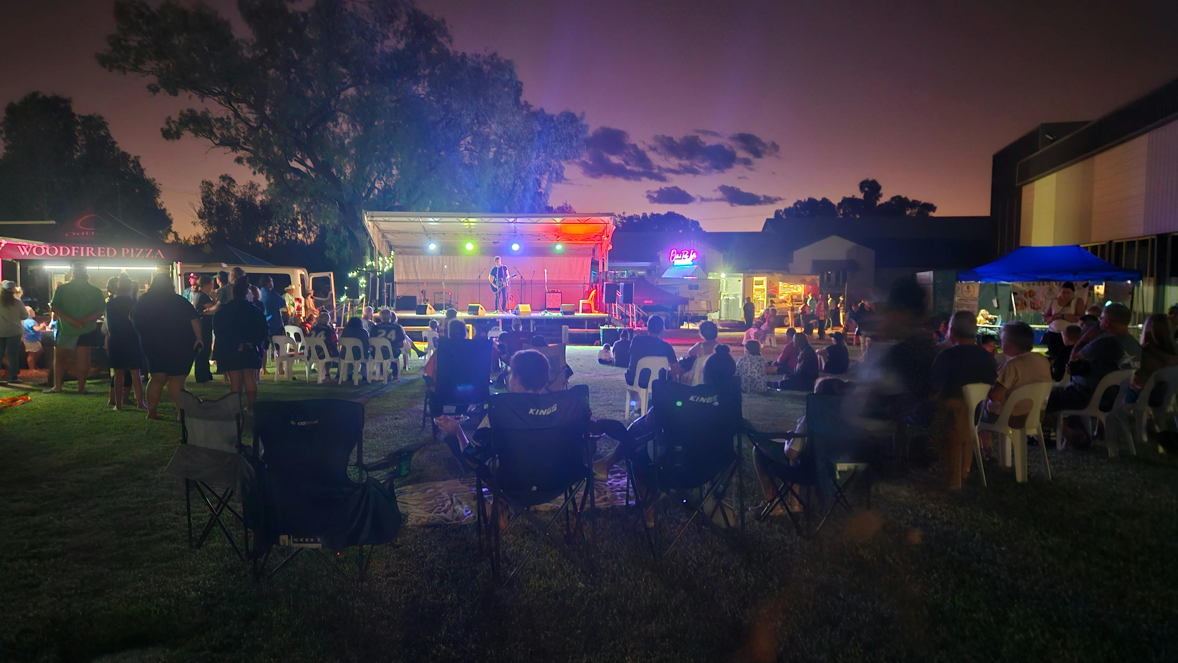 Live entertainment on the main stage