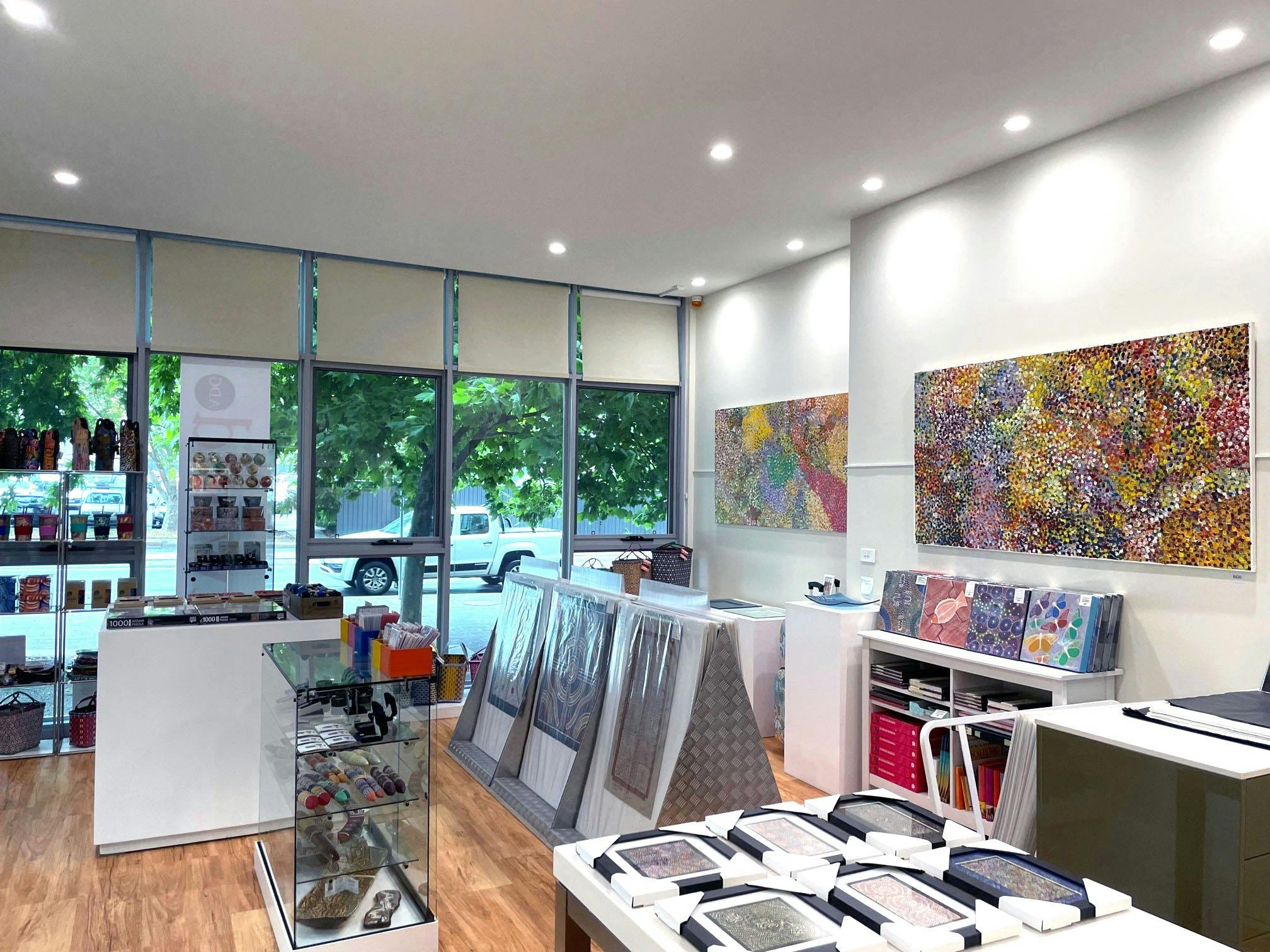 Aboriginal art at Artworld ADG Canberra City