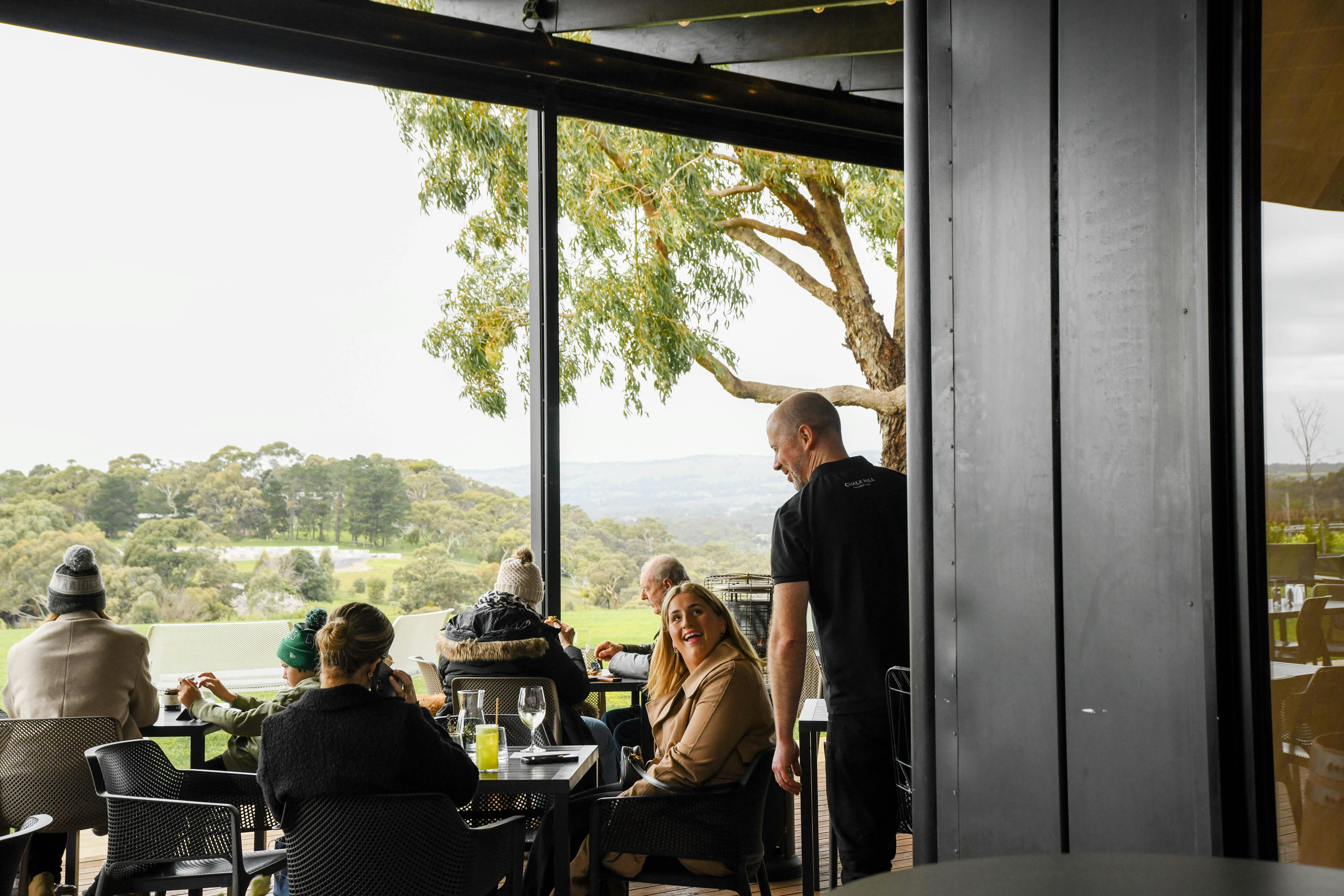 Chalk Hill Cellar Door - Deck