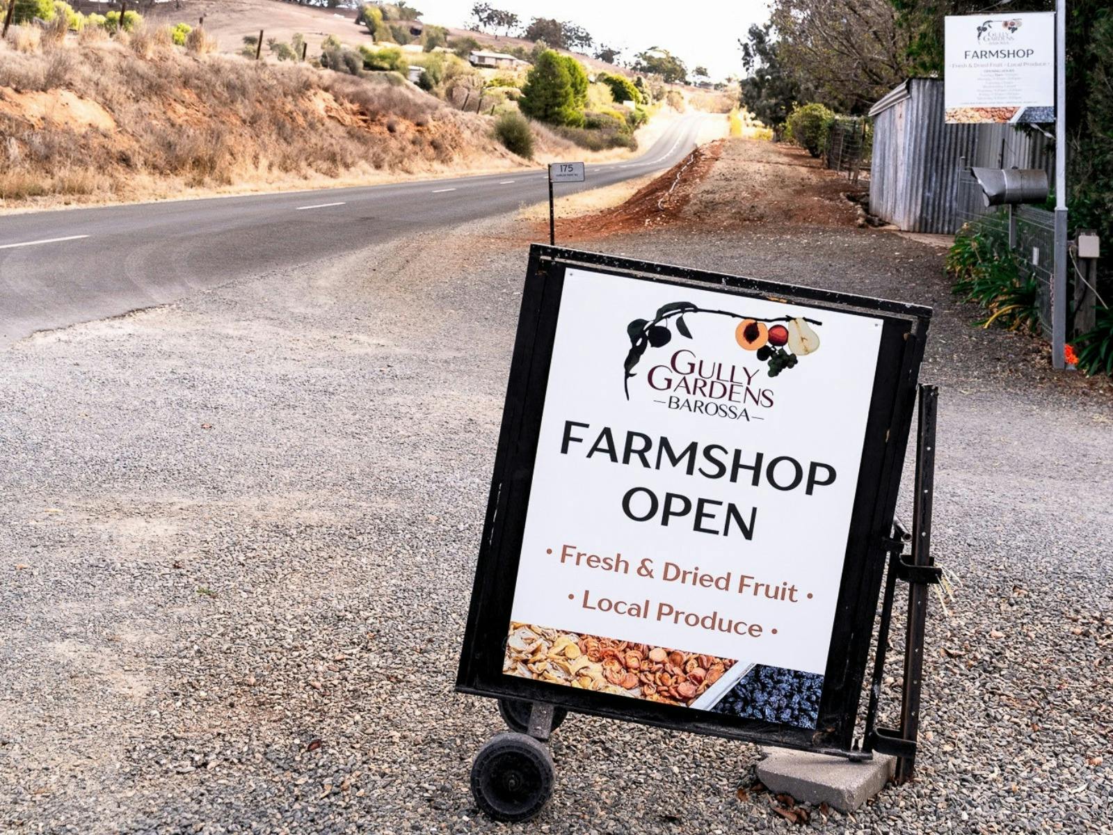 Gully Gardens Farmshop Roadside