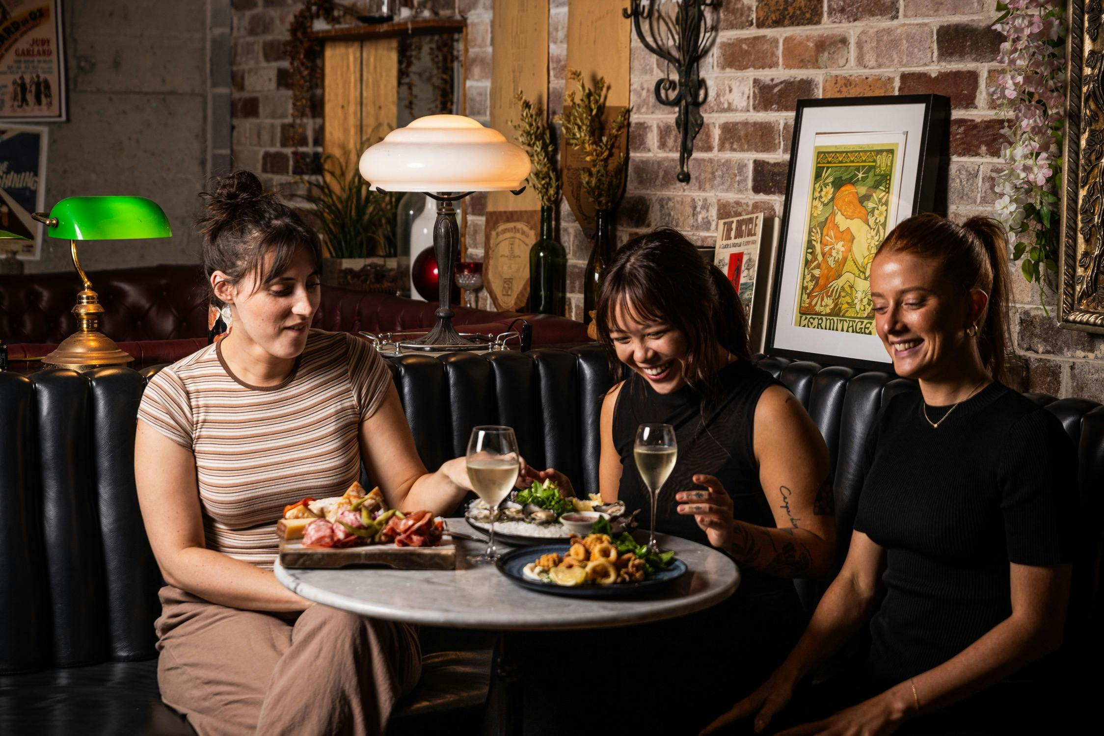 Group lunch at The Treehouse Hotel in North Sydney