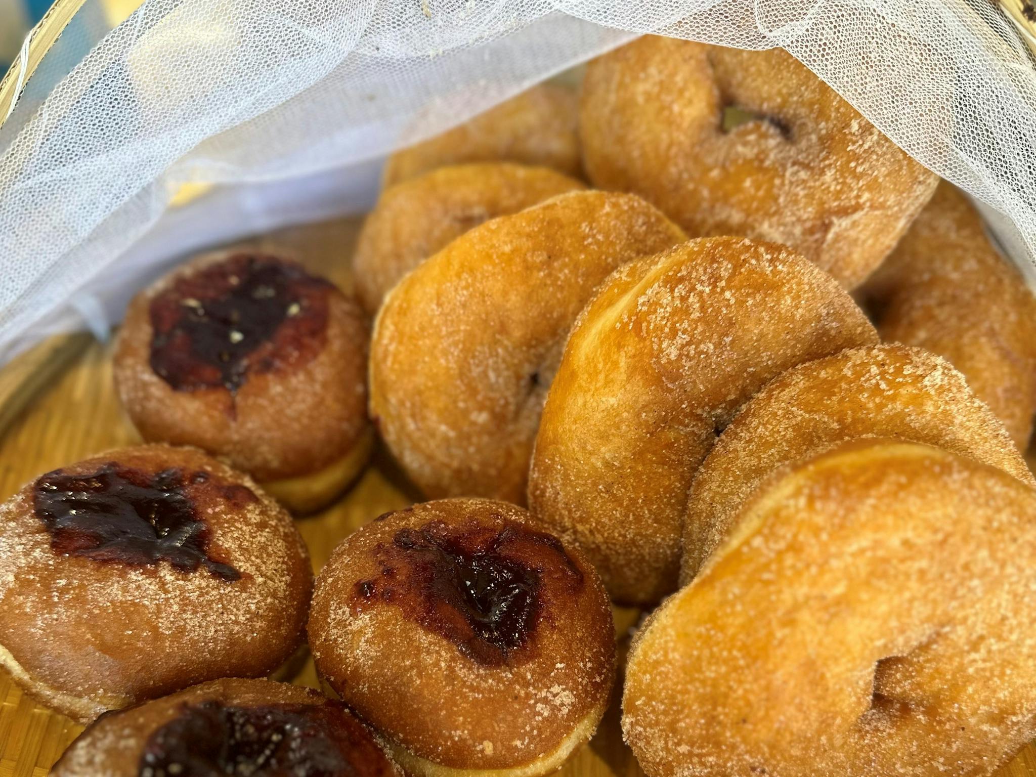 Fresh homemade doughnuts