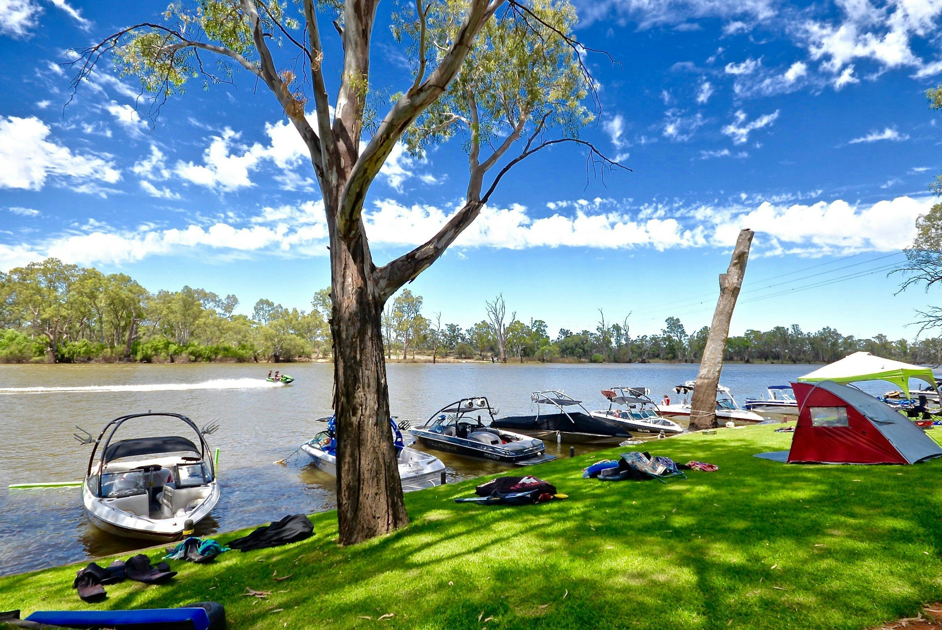 Rivergardens Holiday Park Mildura Boat friendly
