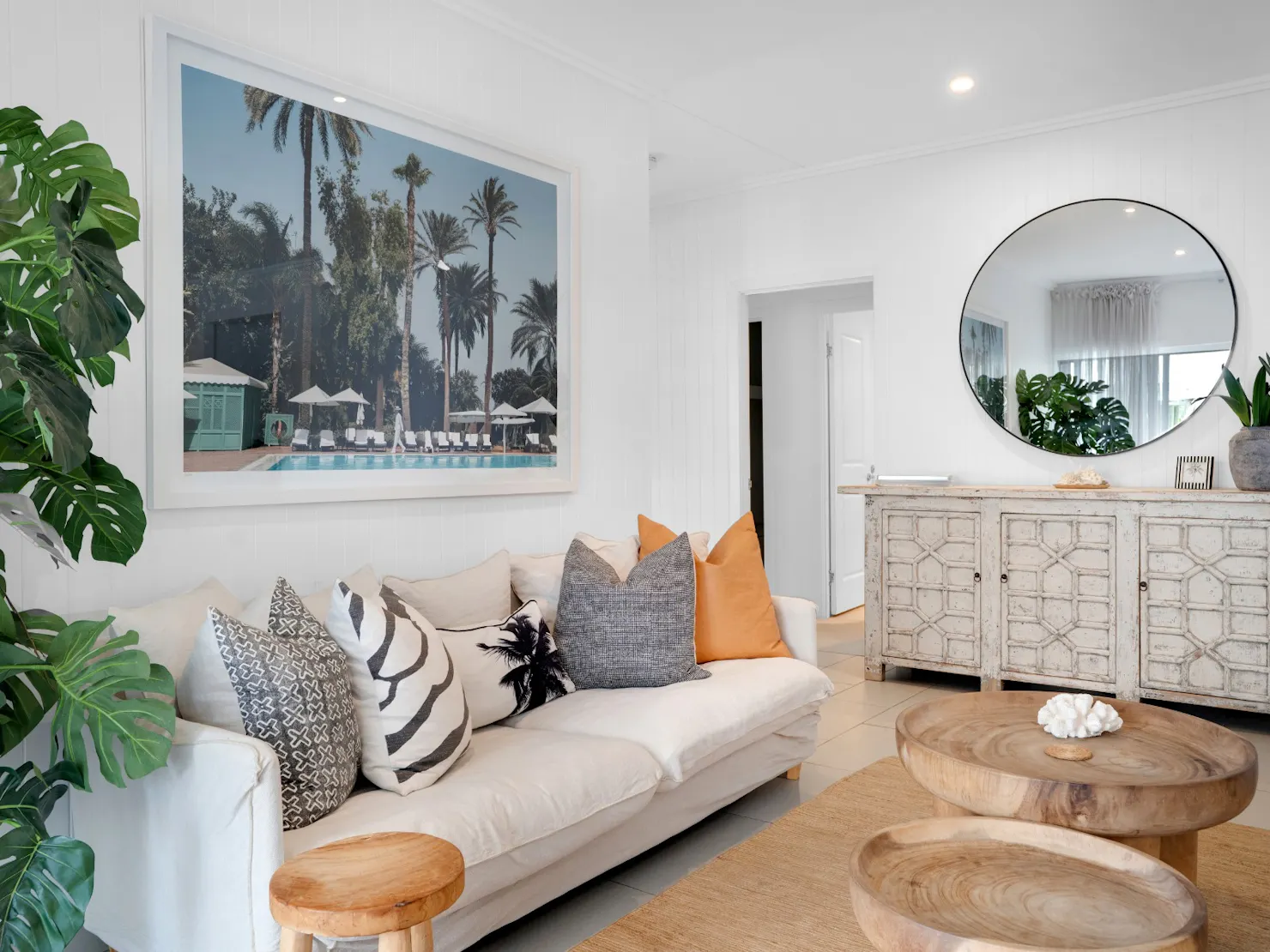 Sitting area in open plan living space - downstairs