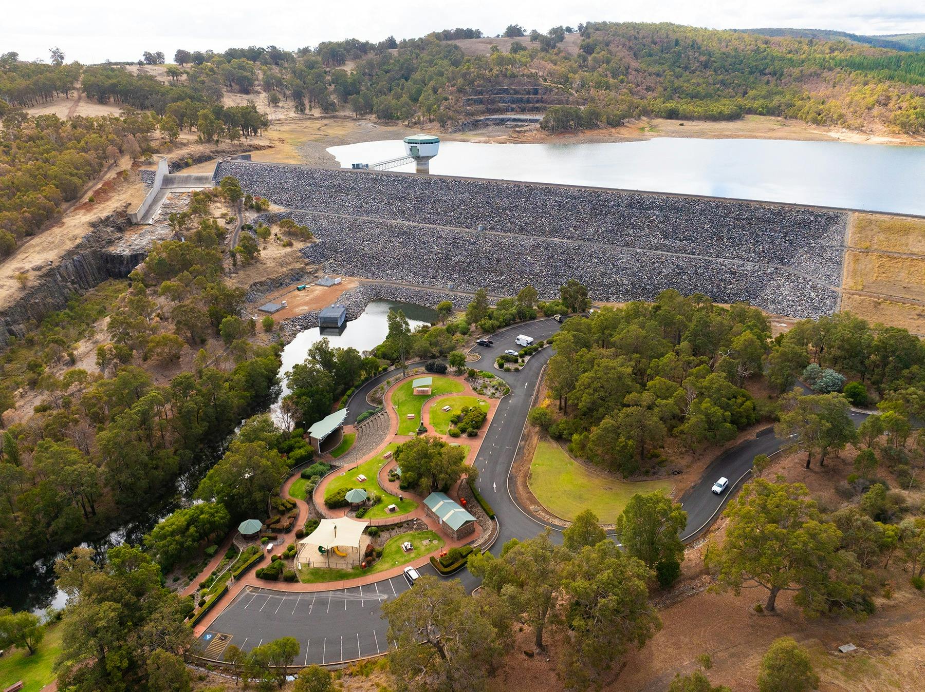 Aerial of Gibbs Pool