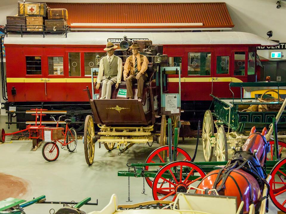 They have many objects to see in their Transport area.