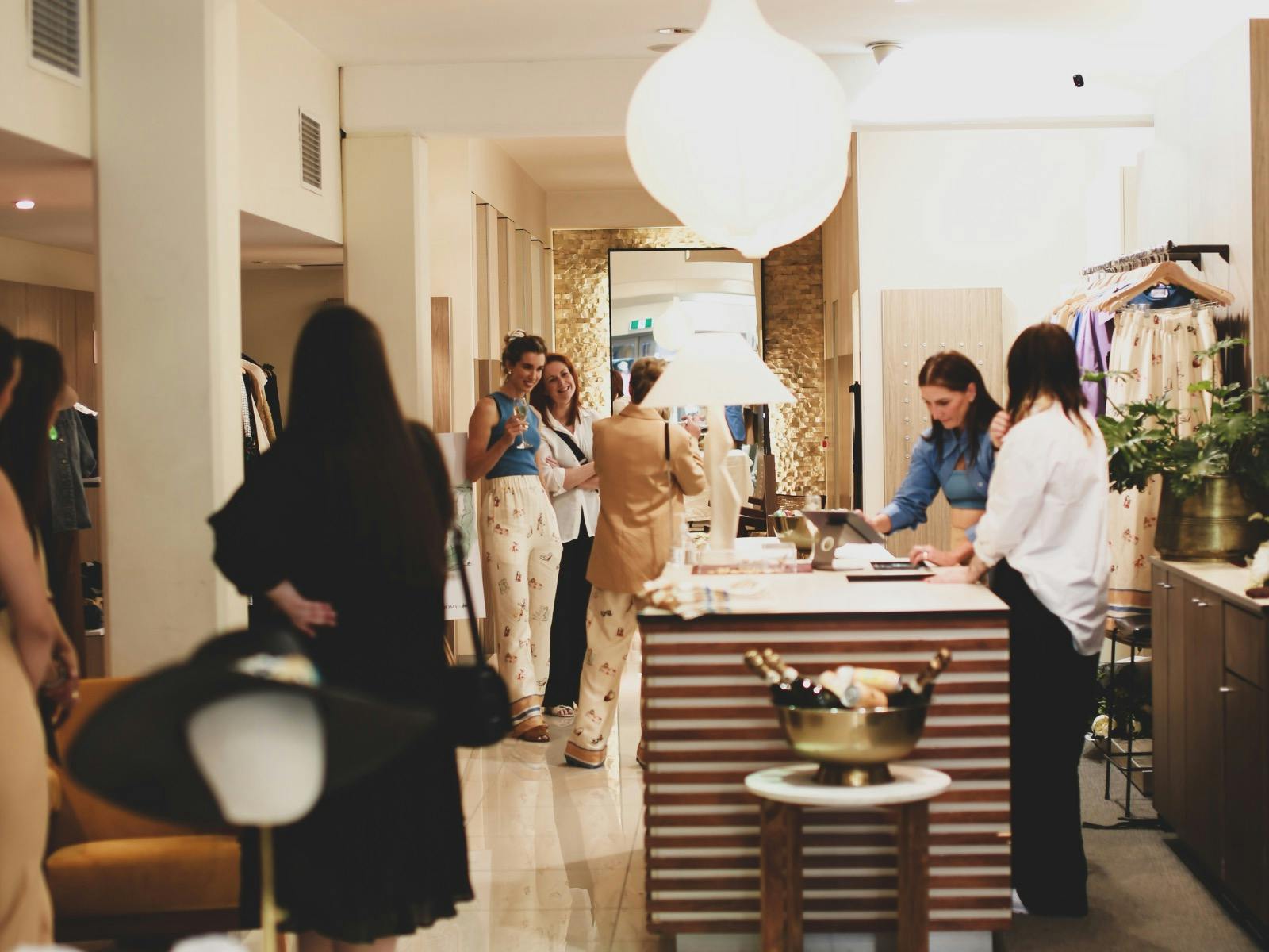 In-store Romy launch shopping event