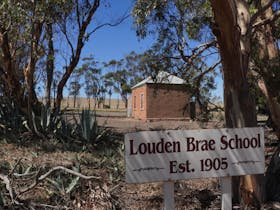 Louden Brae School, restored one classroom school on the outskirts of Jamestown - RM Williams school