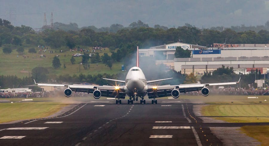 This air craft holds the record for non stop flight from London to Sydney. Record set in August 198