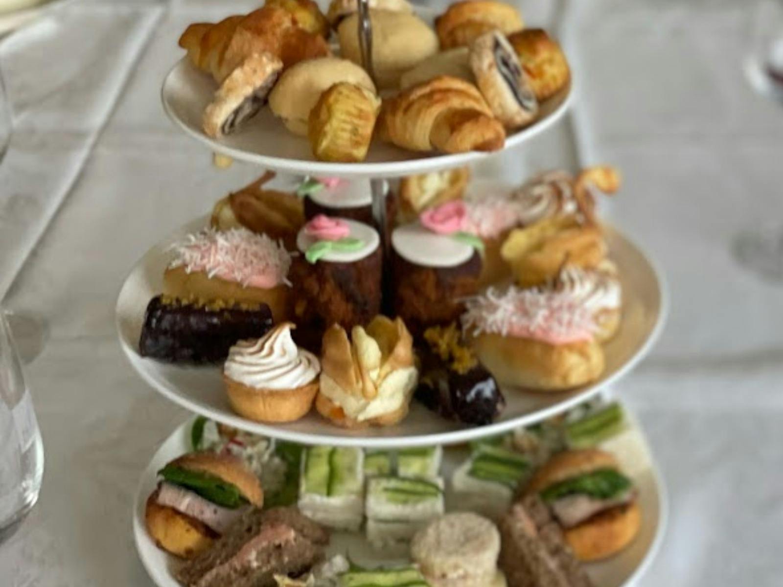 Beautiful High Tea food by Fleurieu Food and wine