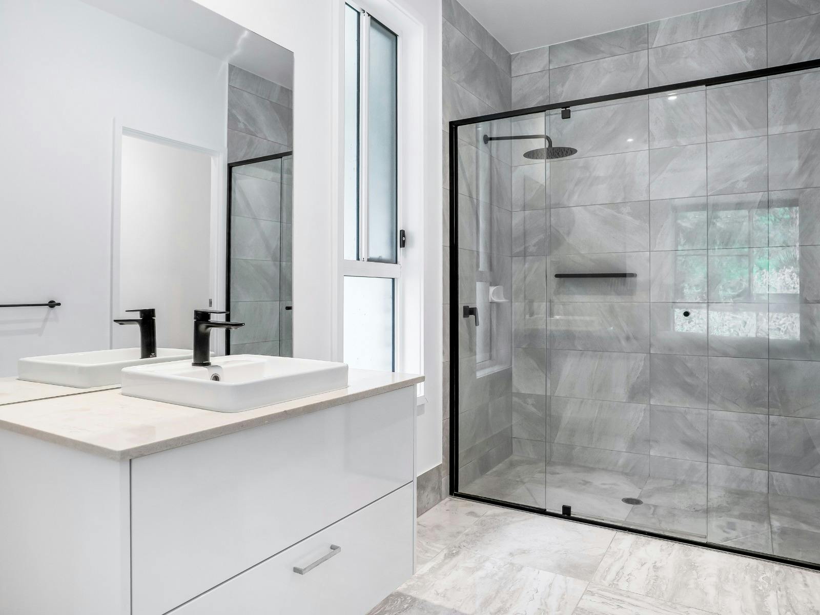 Large ensuite bathroom with walk-in shower