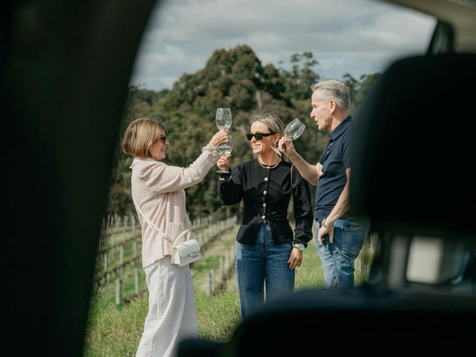guests enjoying a private wine tour