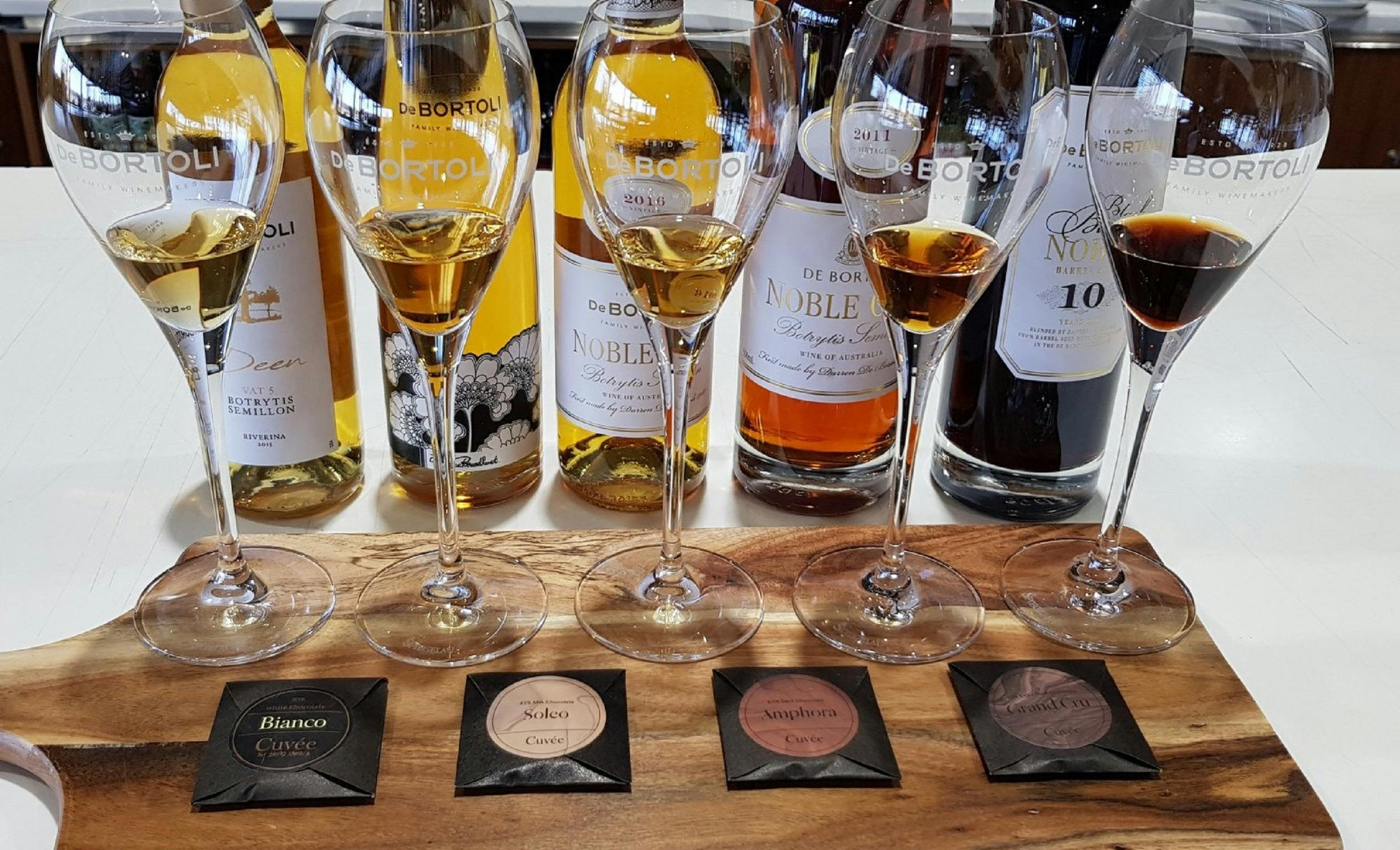 Or famous chocolate and wine matchings