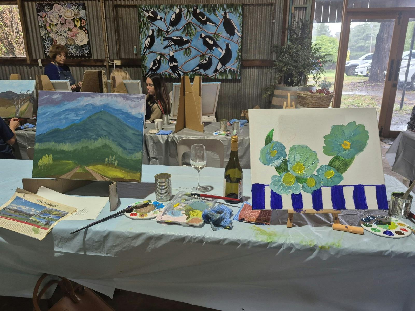 HIllside Harvest, Painting Class