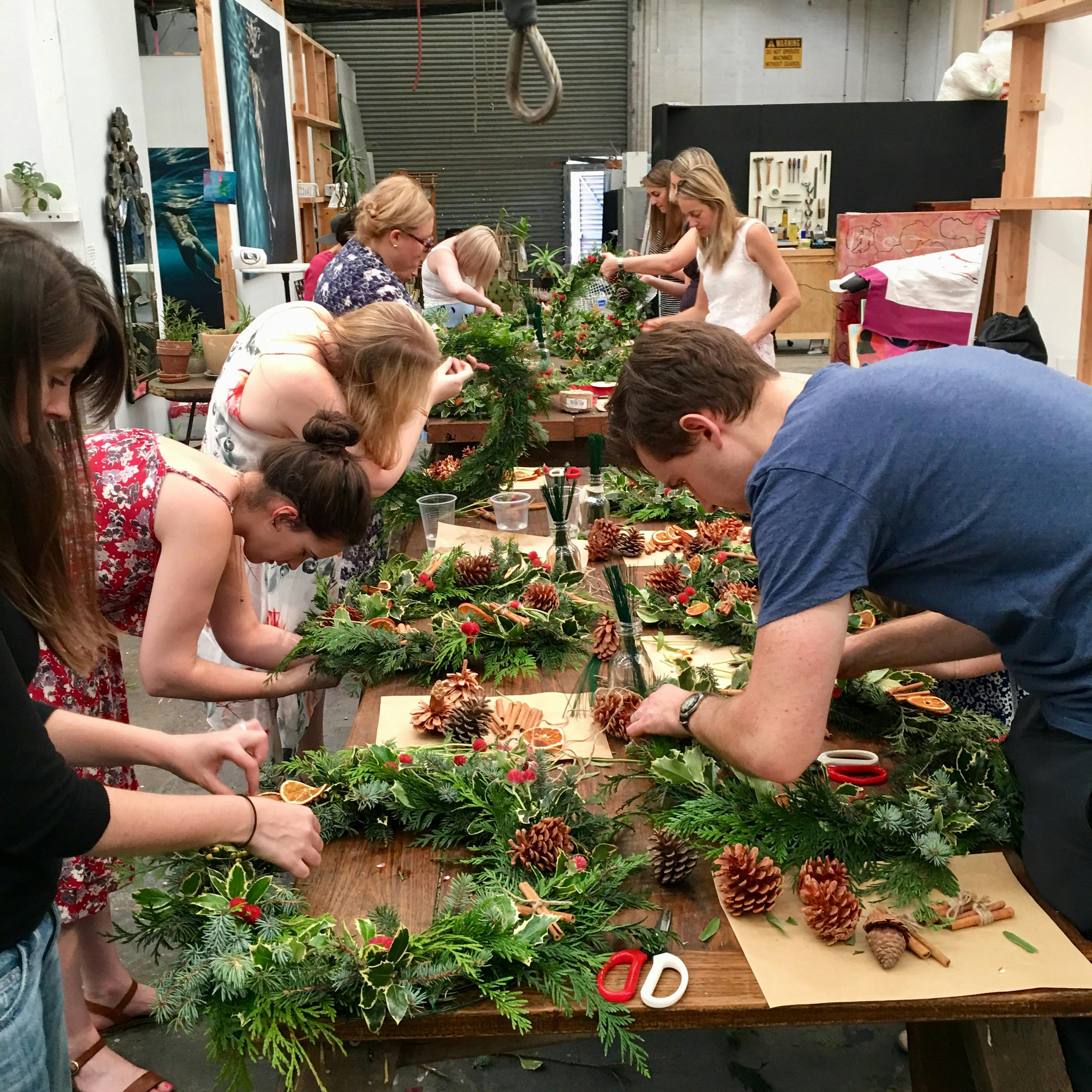 Christmas Wreath making Sydney, Australia Official Travel