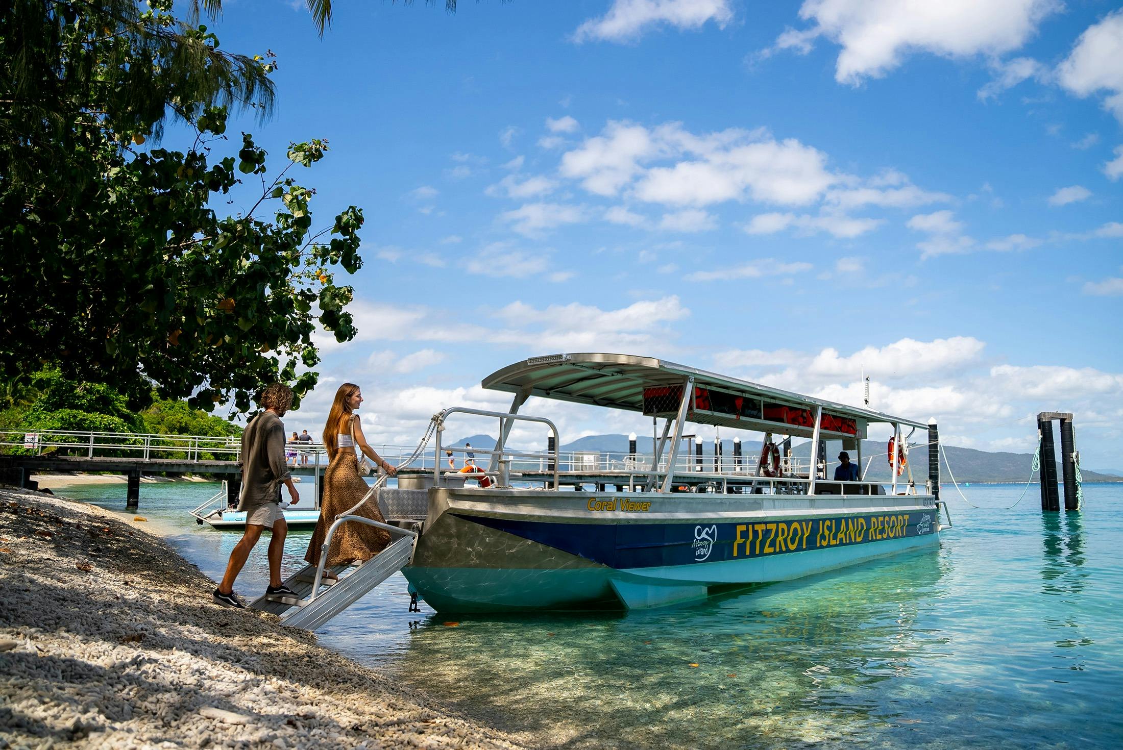 Fitzroy Island Glass Bottom Boat Tour