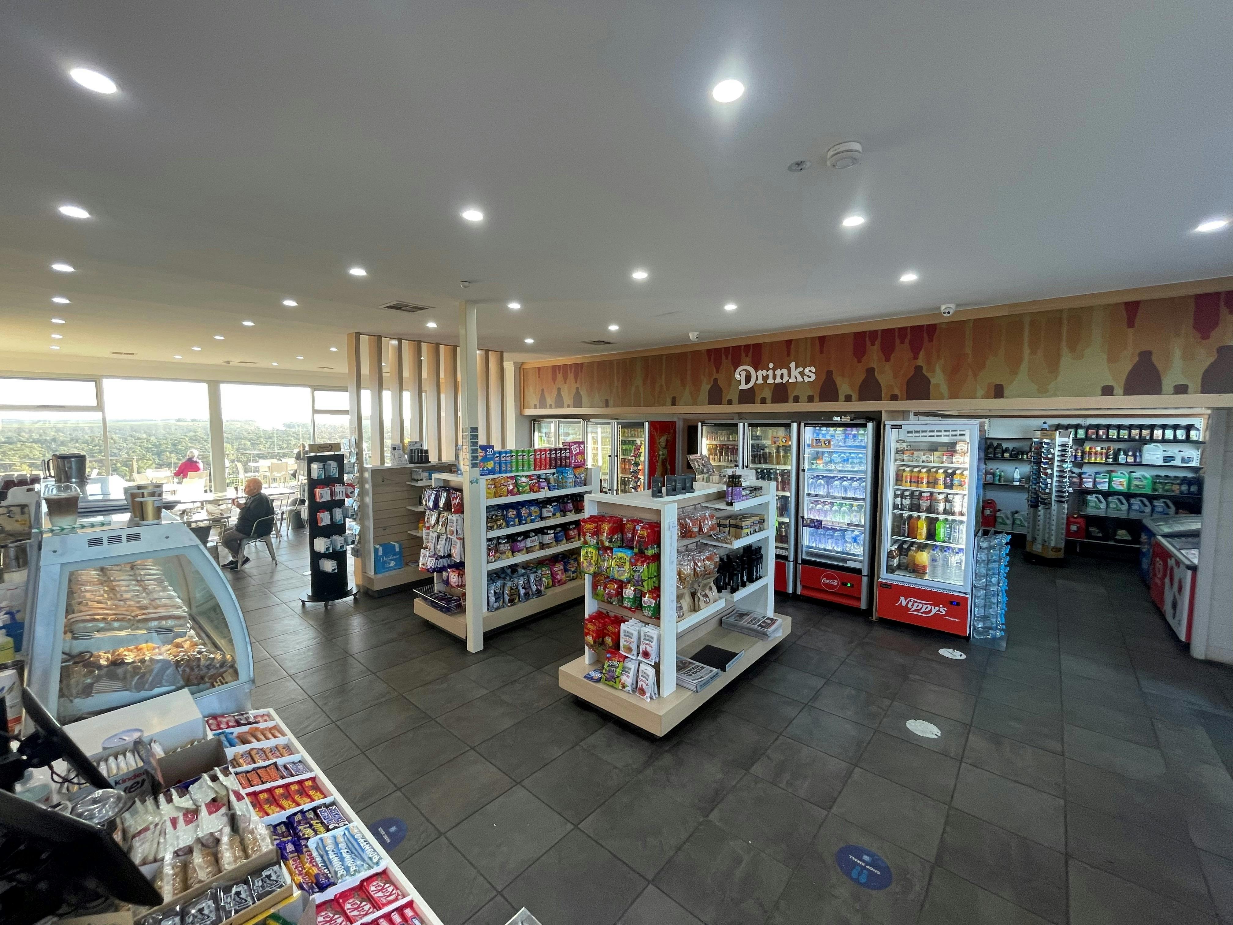 Inside Viewpoint Cafe