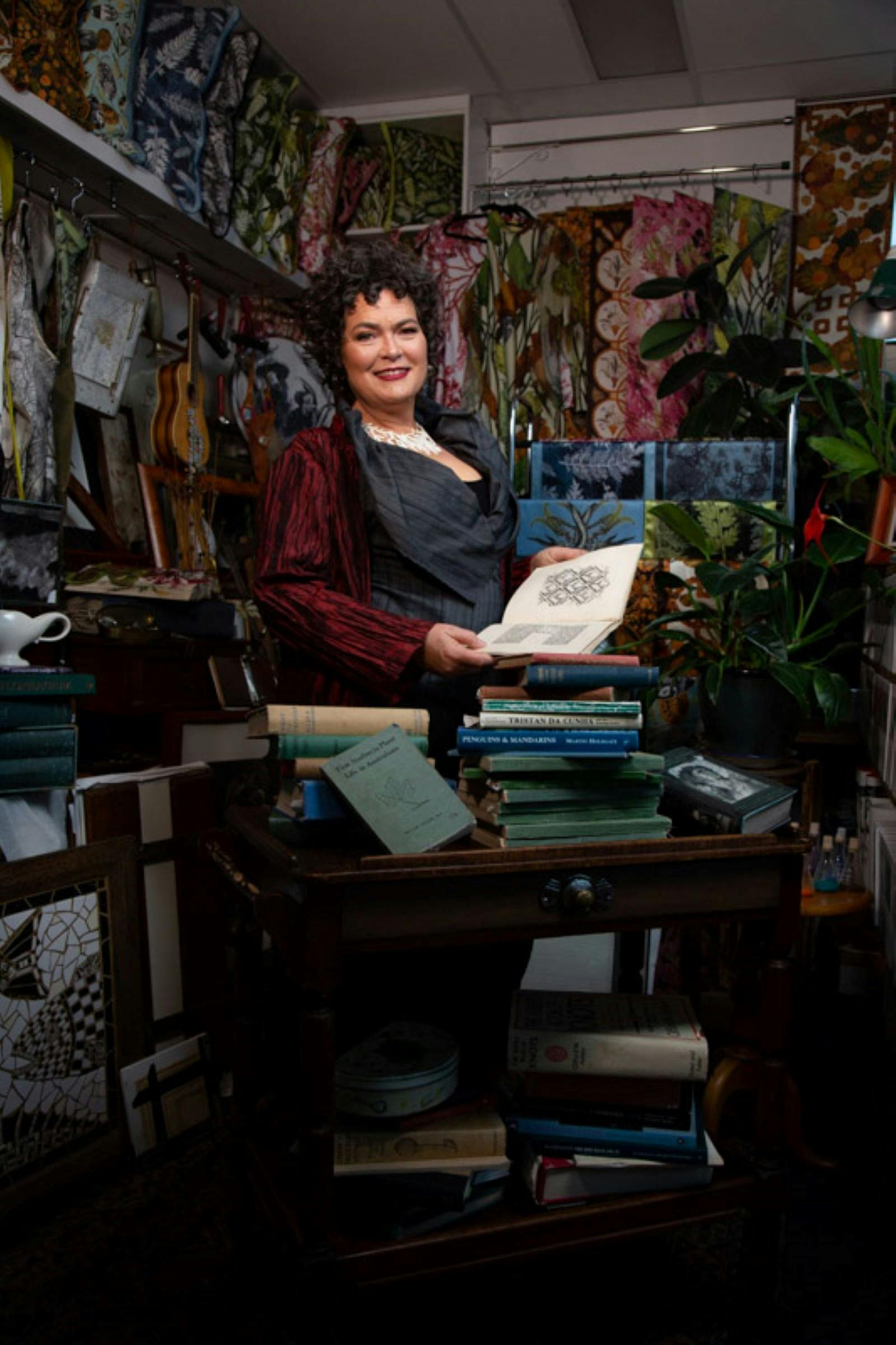 Deborah Wace in her Hobart-based design studio.